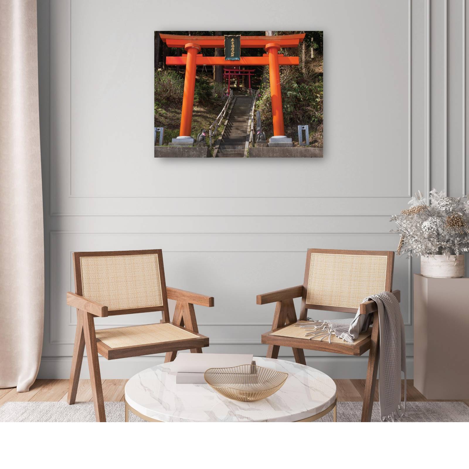 Cuadro Decorativo puertas japonesas