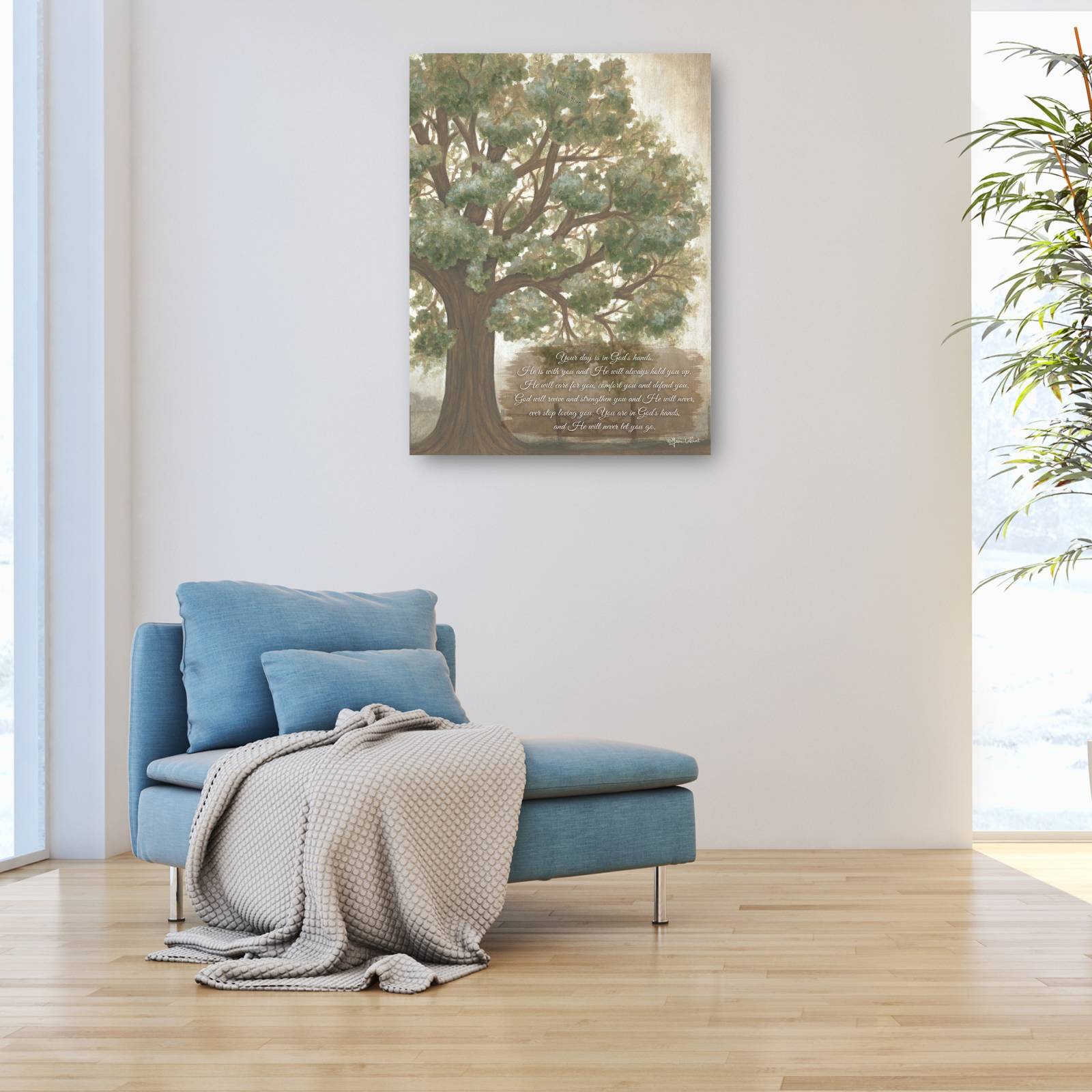 Cuadro Decorativo Tu dia esta en las manos de Dios