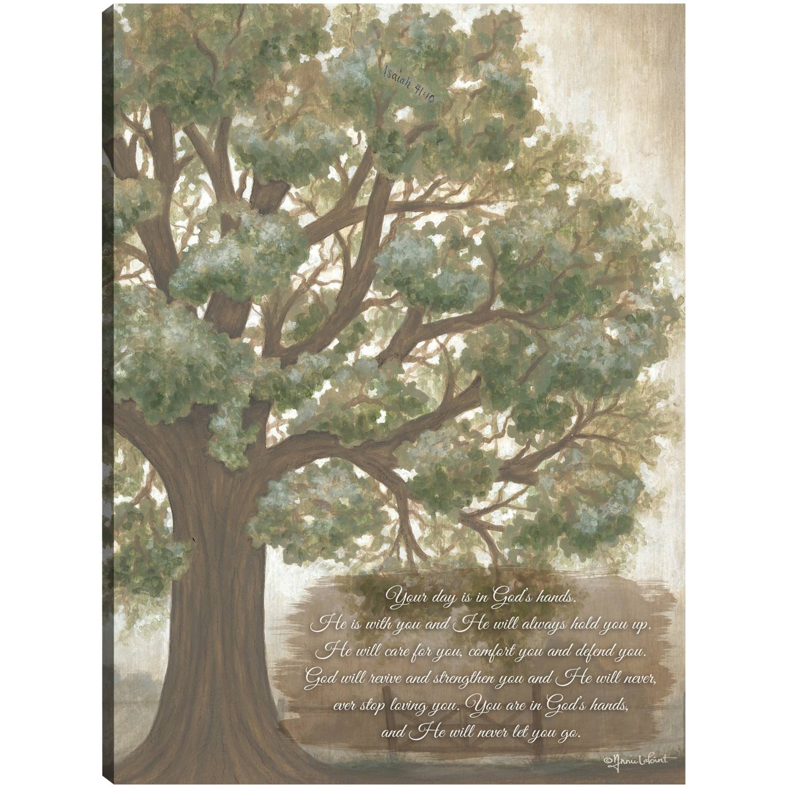 Cuadro Decorativo Tu dia esta en las manos de Dios