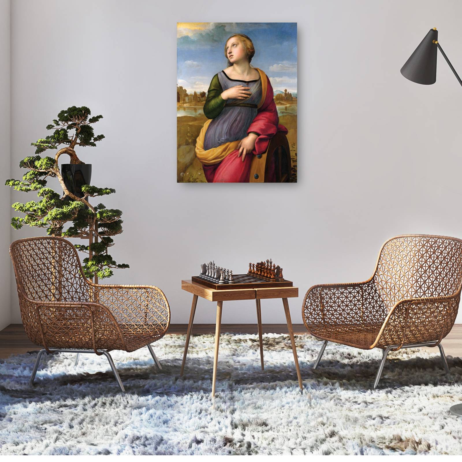 Cuadro Decorativo Santa Catalina de Alejandria de Rafael