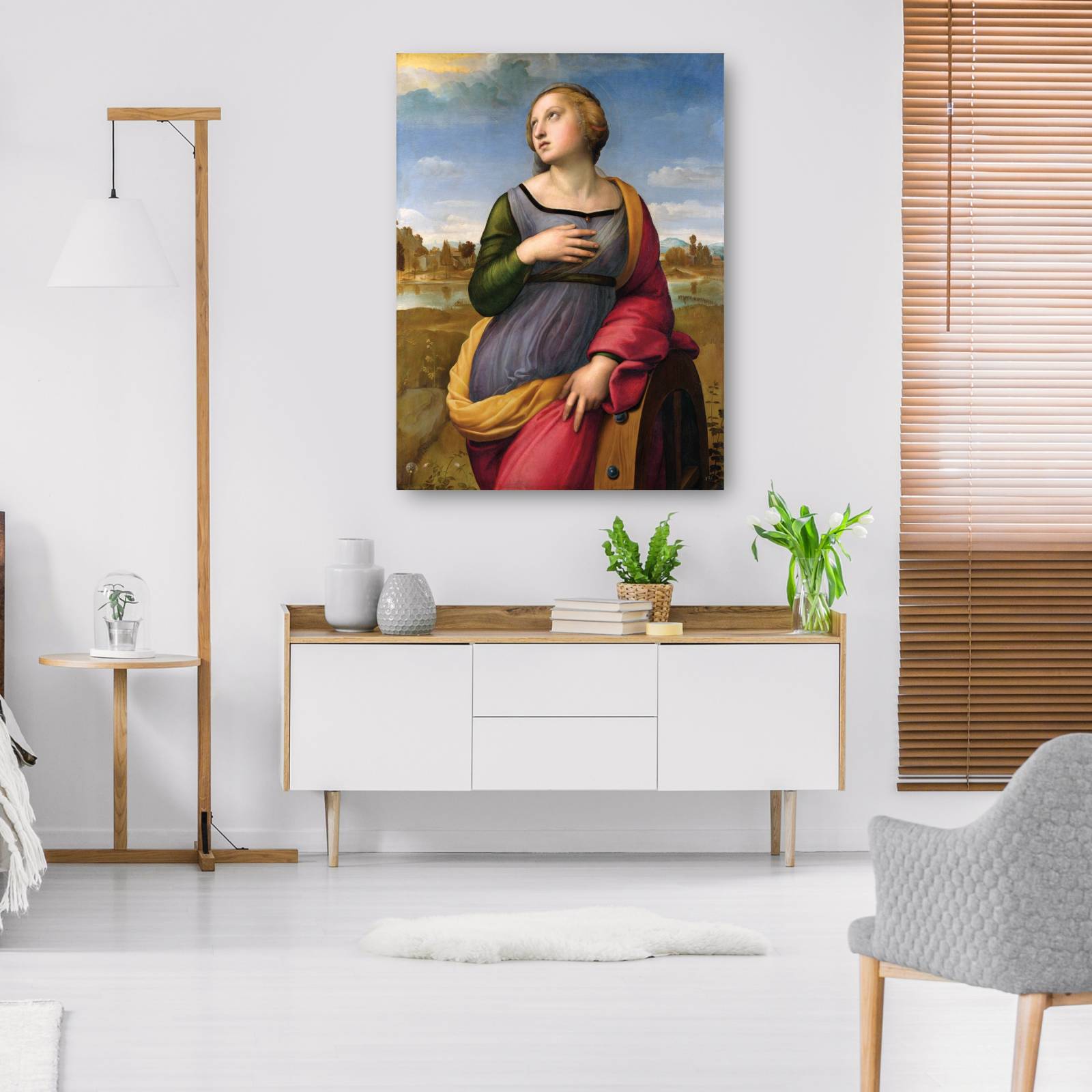 Cuadro Decorativo Santa Catalina de Alejandria de Rafael