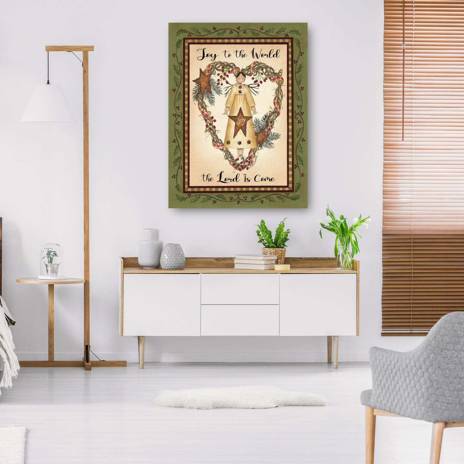 Cuadro Decorativo Alegria al angel del Mundo