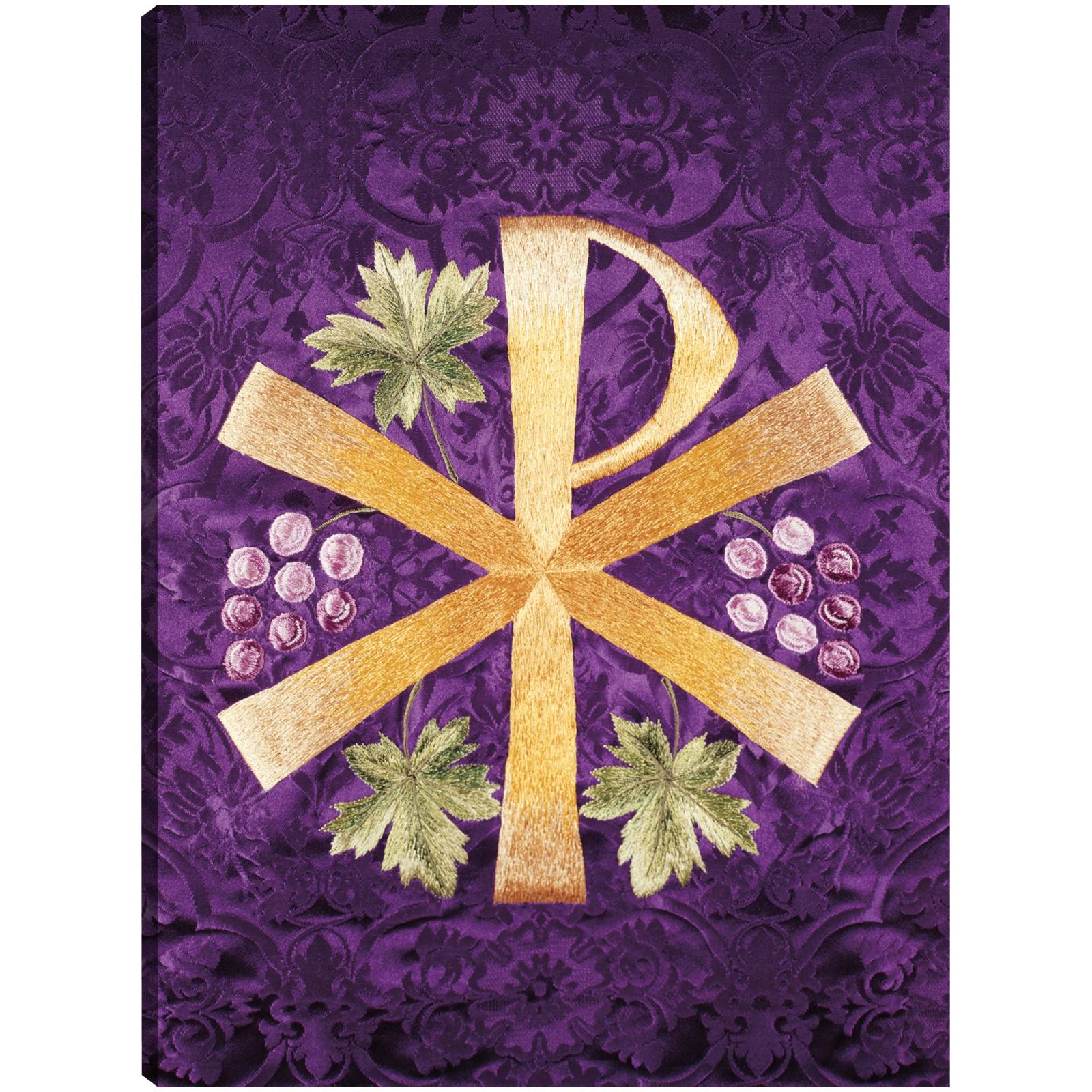 Cuadro Decorativo Cruz de oro de Chi Rho