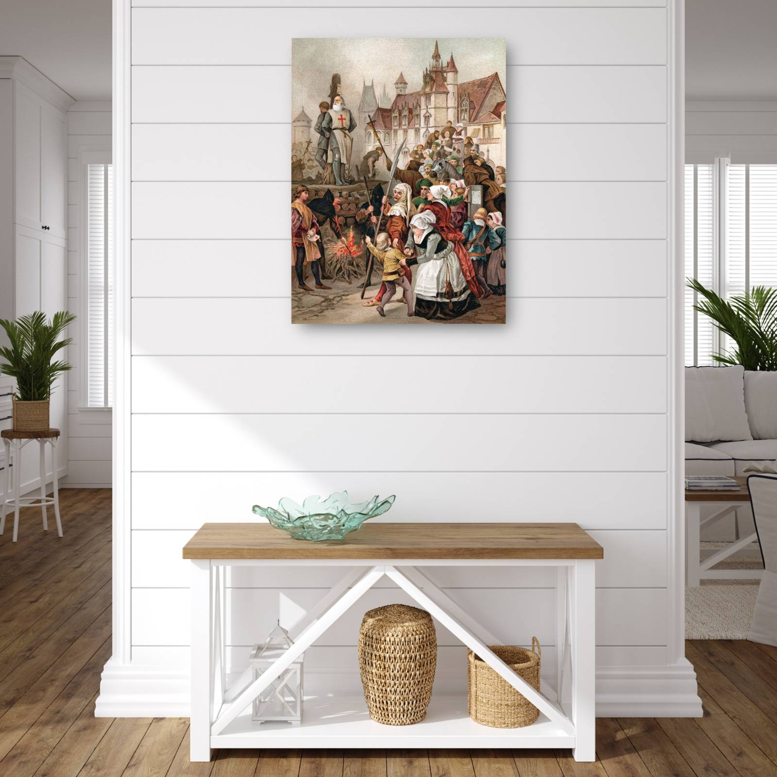 Cuadro Decorativo Aldeanos medievales