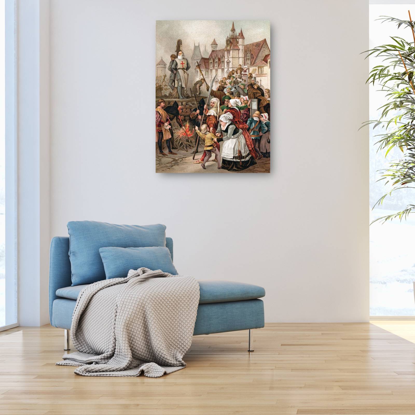 Cuadro Decorativo Aldeanos medievales