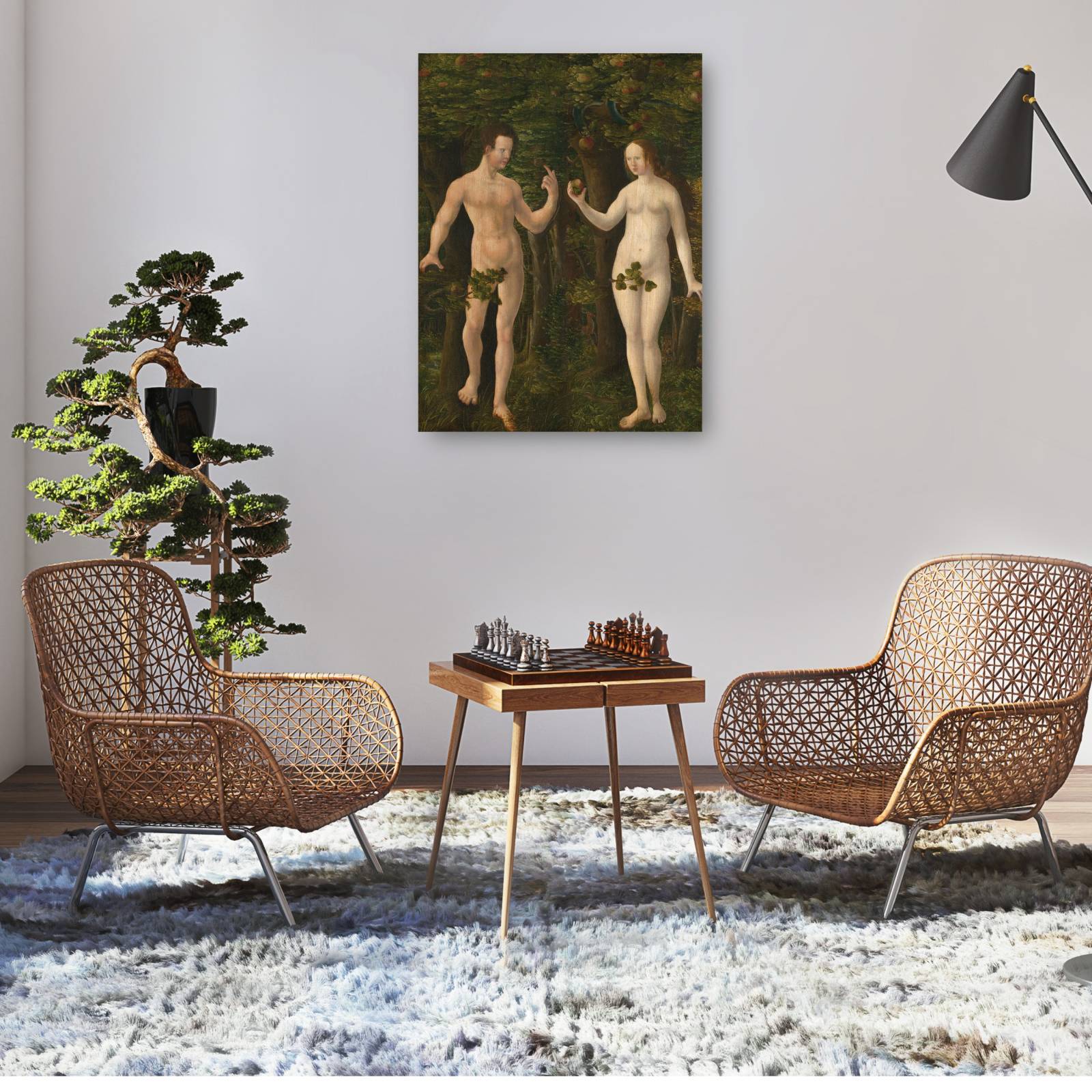 Cuadro Decorativo La caida del hombre