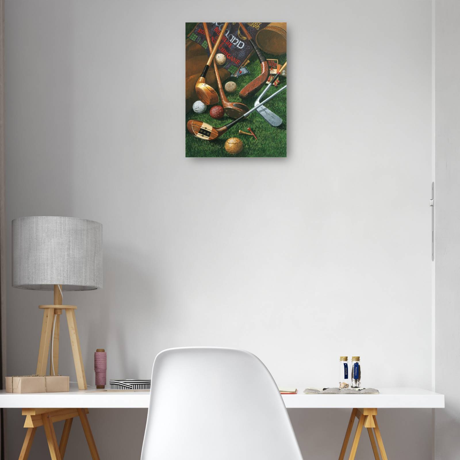 Cuadro Decorativo Antigüedades de golf