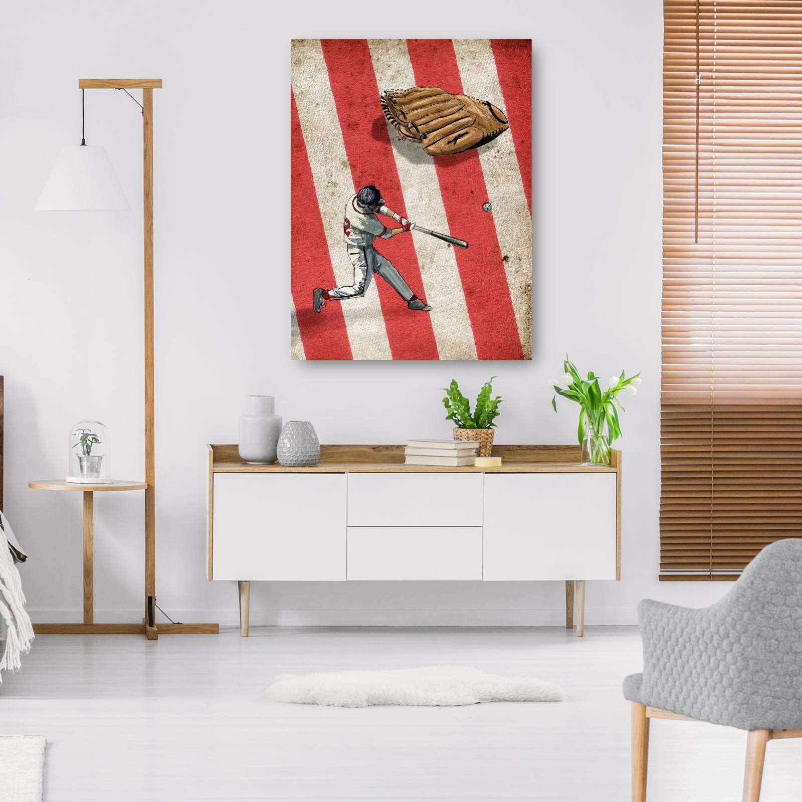 Cuadro Decorativo Deportes Americanos Beisbol