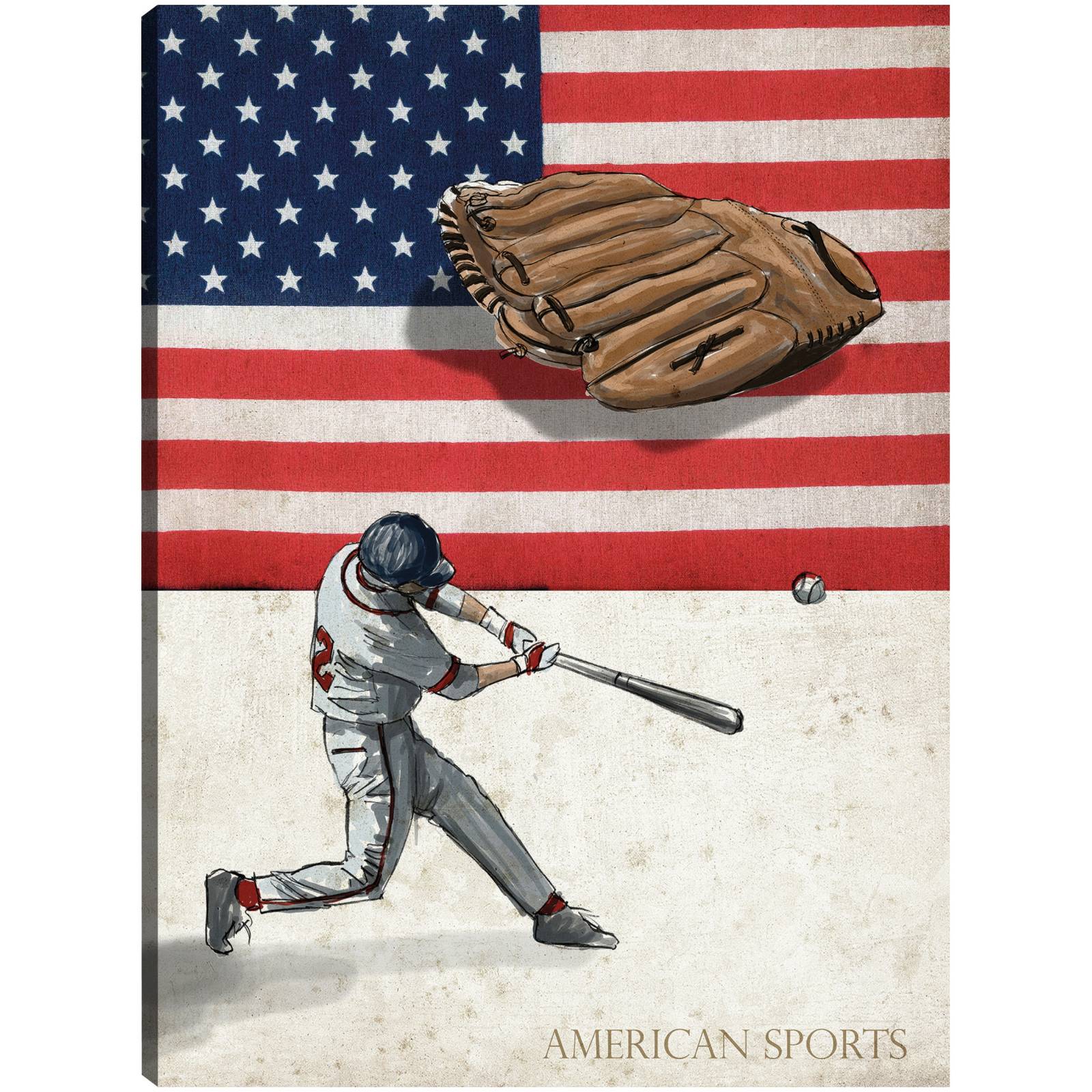 Cuadro Decorativo Deportes Americanos Beisbol