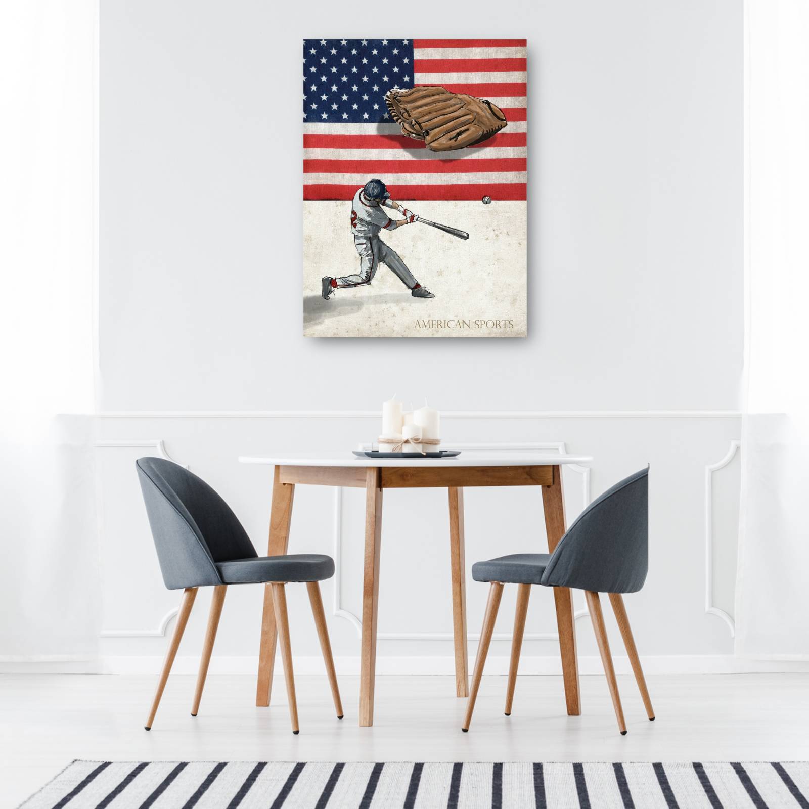 Cuadro Decorativo Deportes Americanos Beisbol
