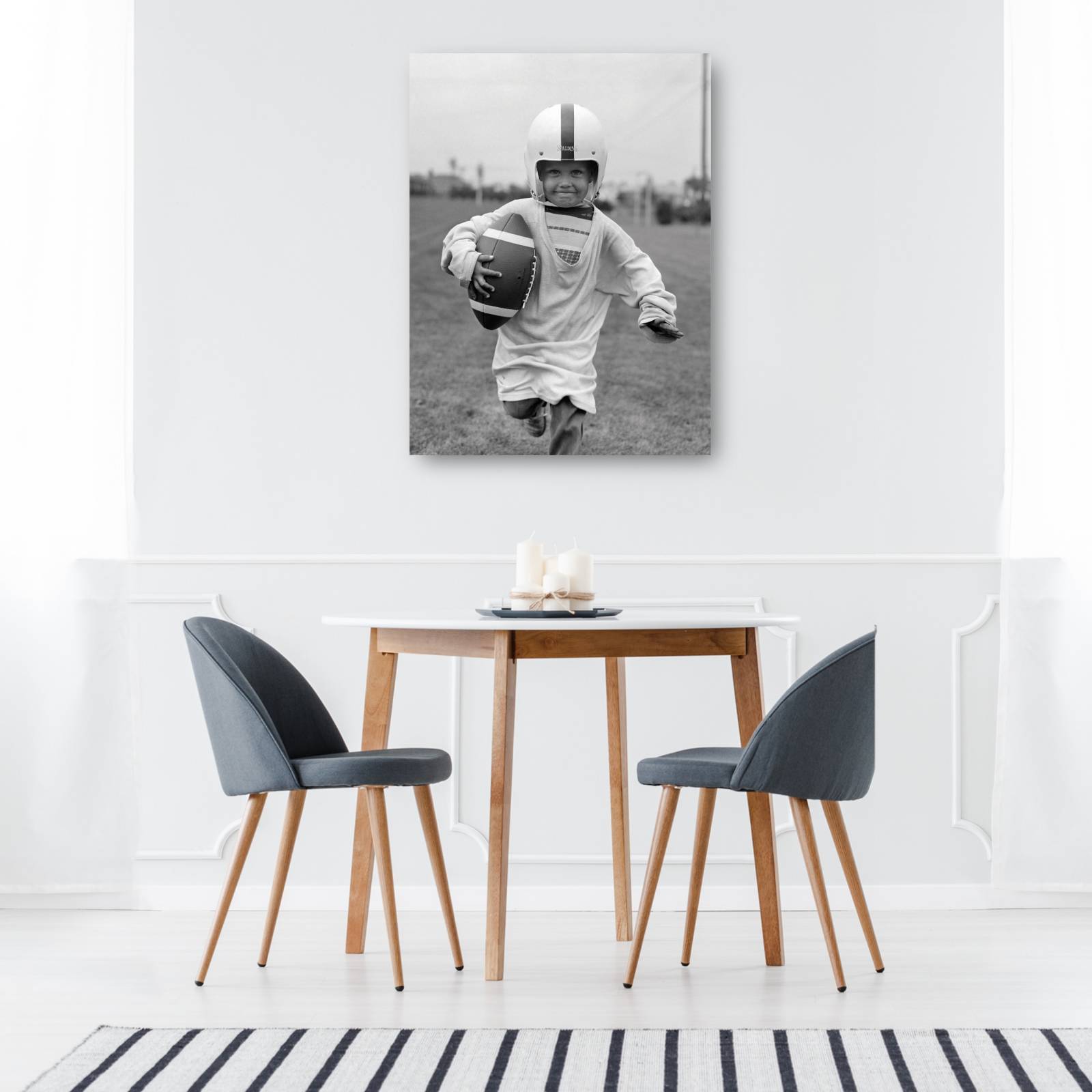 Cuadro Decorativo Joven mariscal de campo