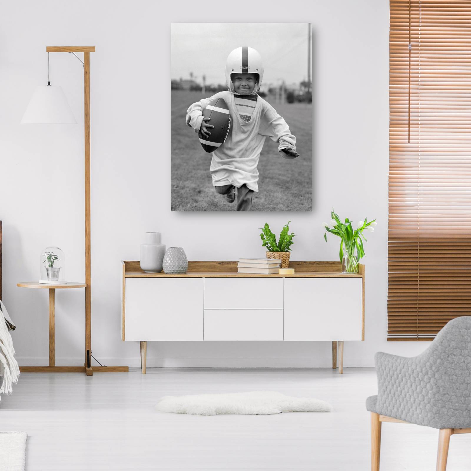 Cuadro Decorativo Joven mariscal de campo