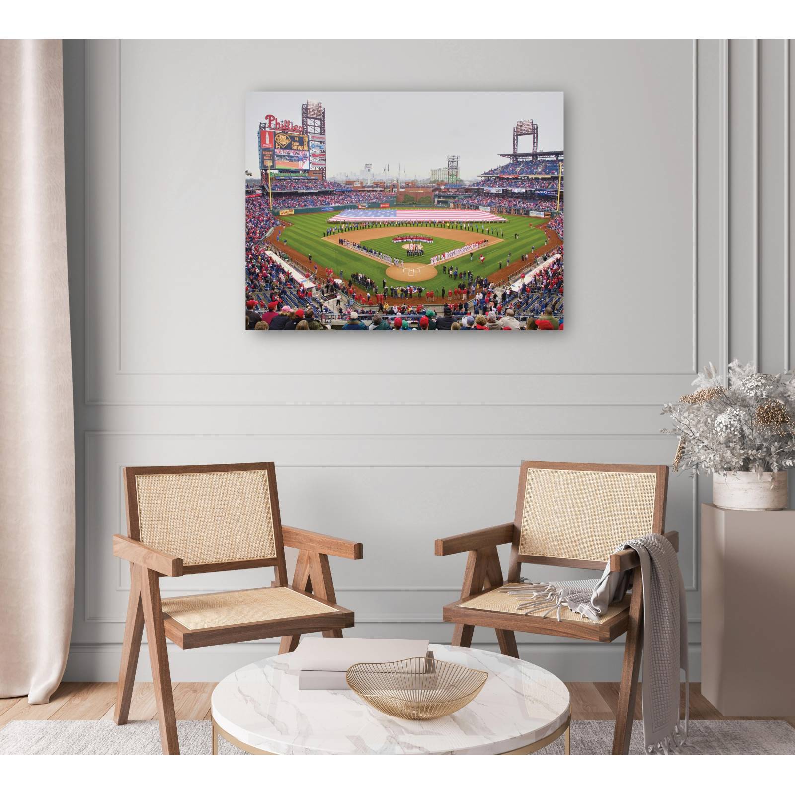 Cuadro Decorativo Ceremonia del Dia de Apertura de los Phillies