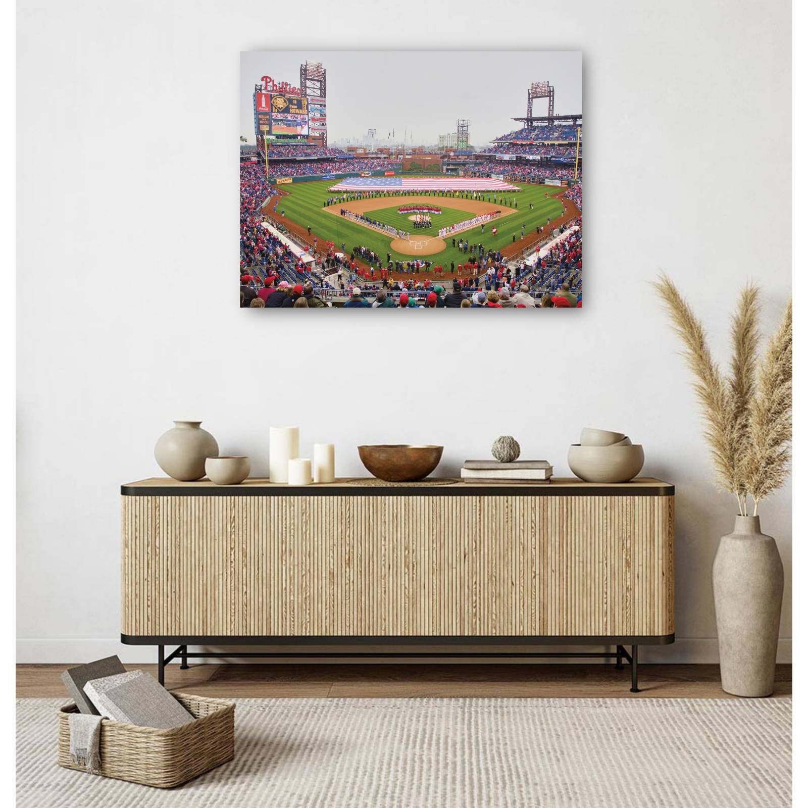 Cuadro Decorativo Ceremonia del Dia de Apertura de los Phillies