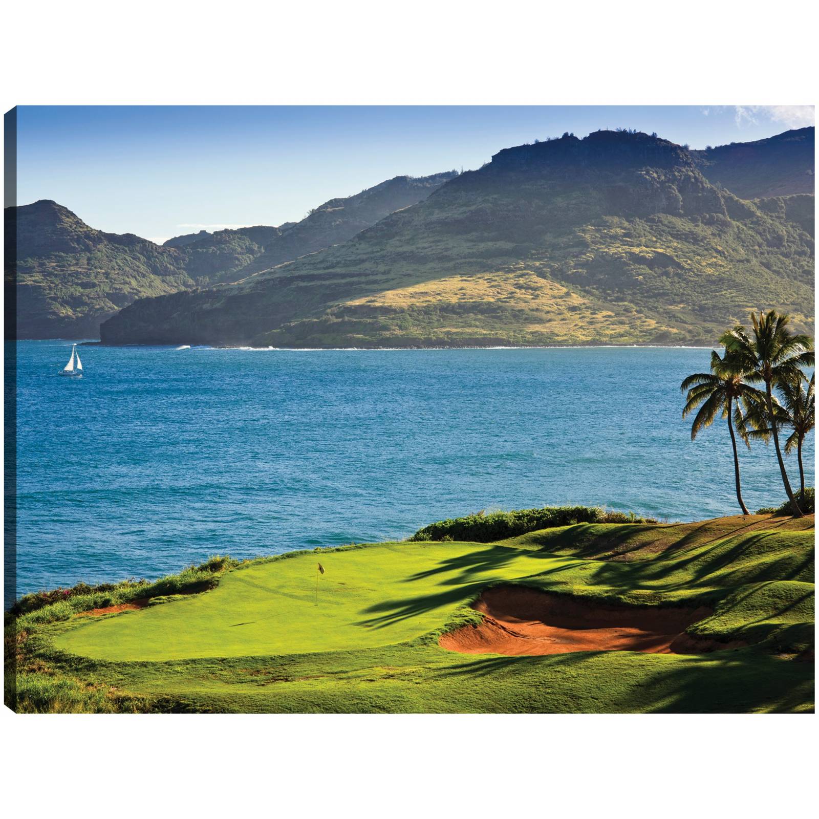 Cuadro Decorativo Campo de golf en Hawai