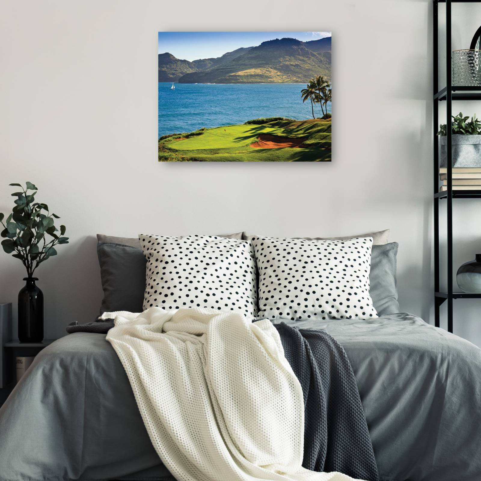 Cuadro Decorativo Campo de golf en Hawai