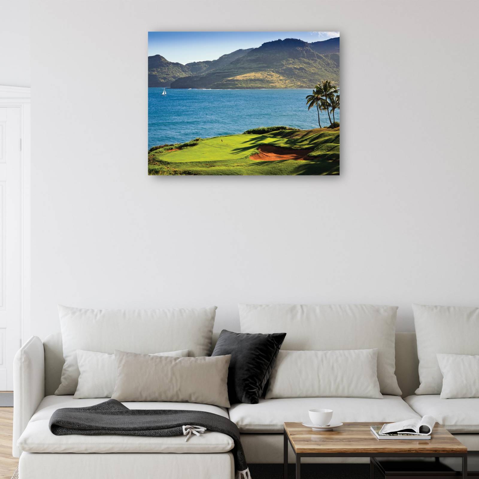 Cuadro Decorativo Campo de golf en Hawai