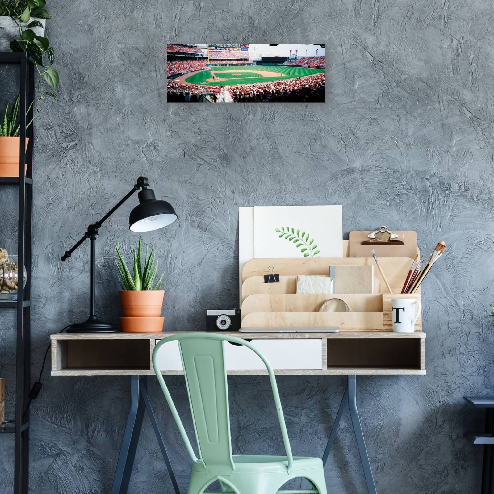 Cuadro Decorativo Gran estadio de beisbol americano