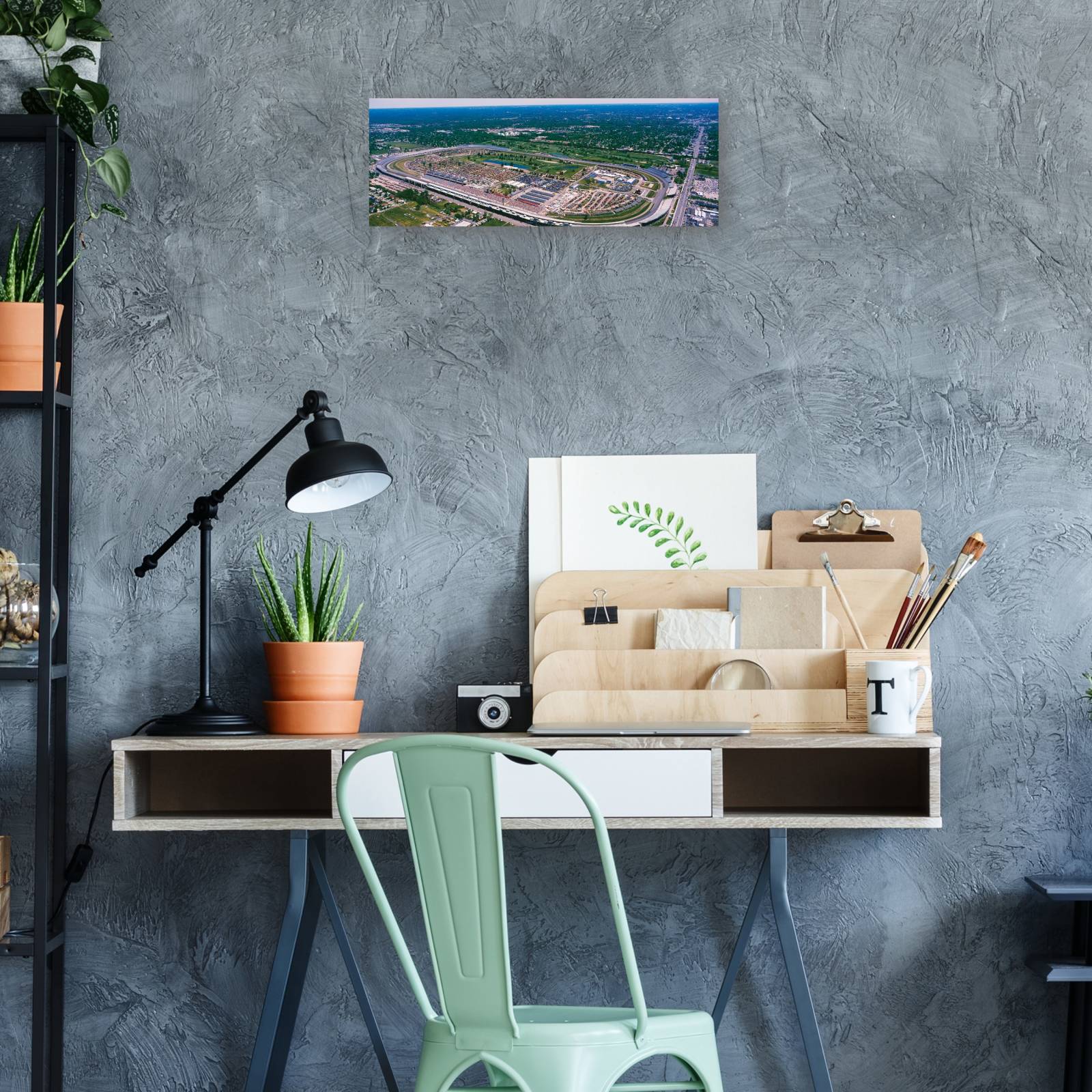 Cuadro Decorativo Hipodromo de Indianapolis arriba