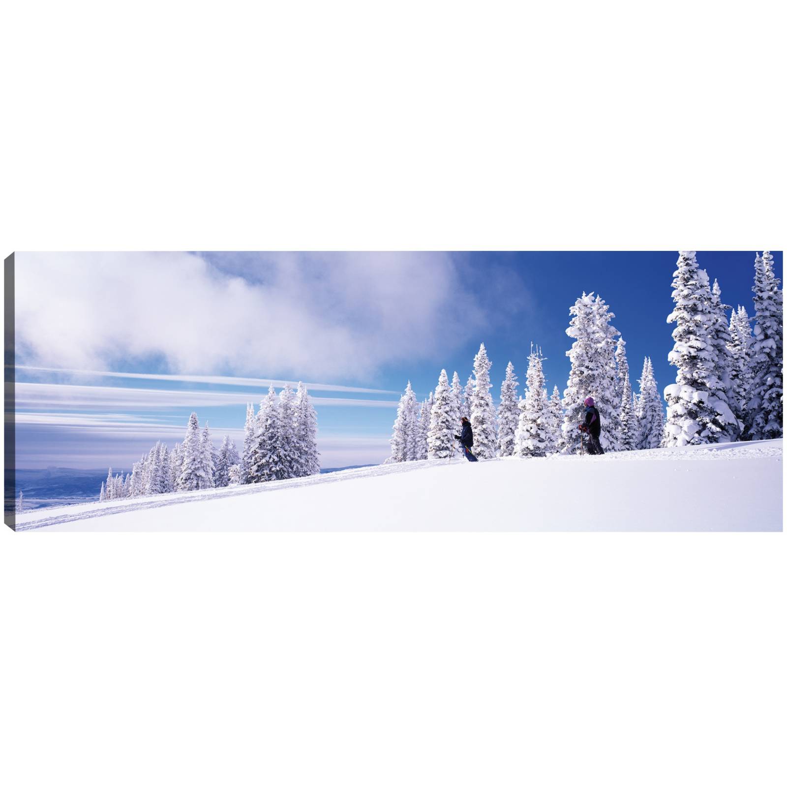 Cuadro Decorativo Manantiales nevados en barco de vapor