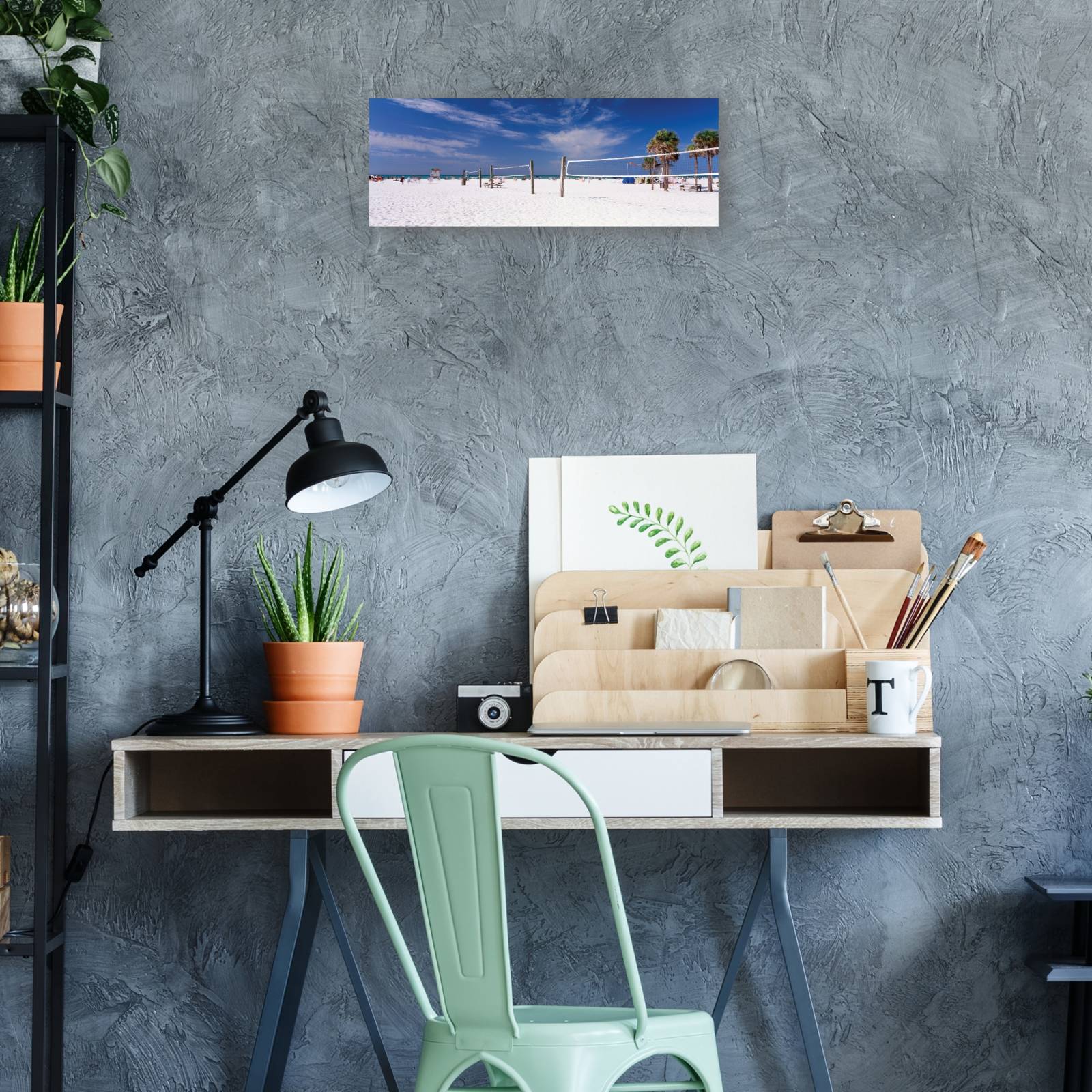 Cuadro Decorativo Siesta Voleibol de Playa