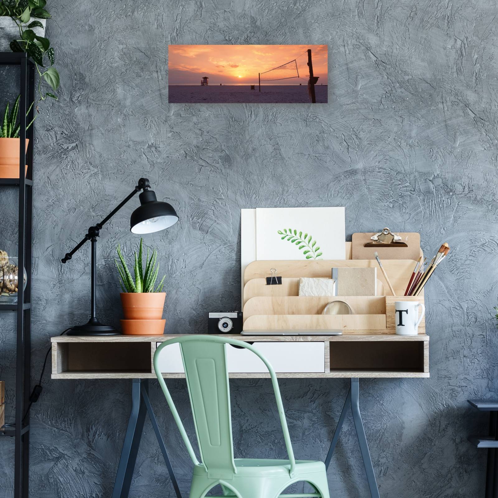 Cuadro Decorativo Atardecer en el Golfo