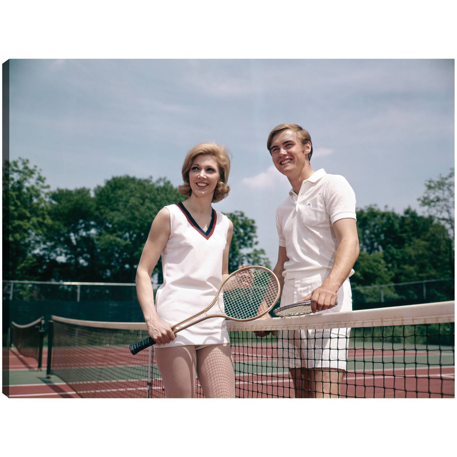 Cuadro Decorativo Buen juego de tenis