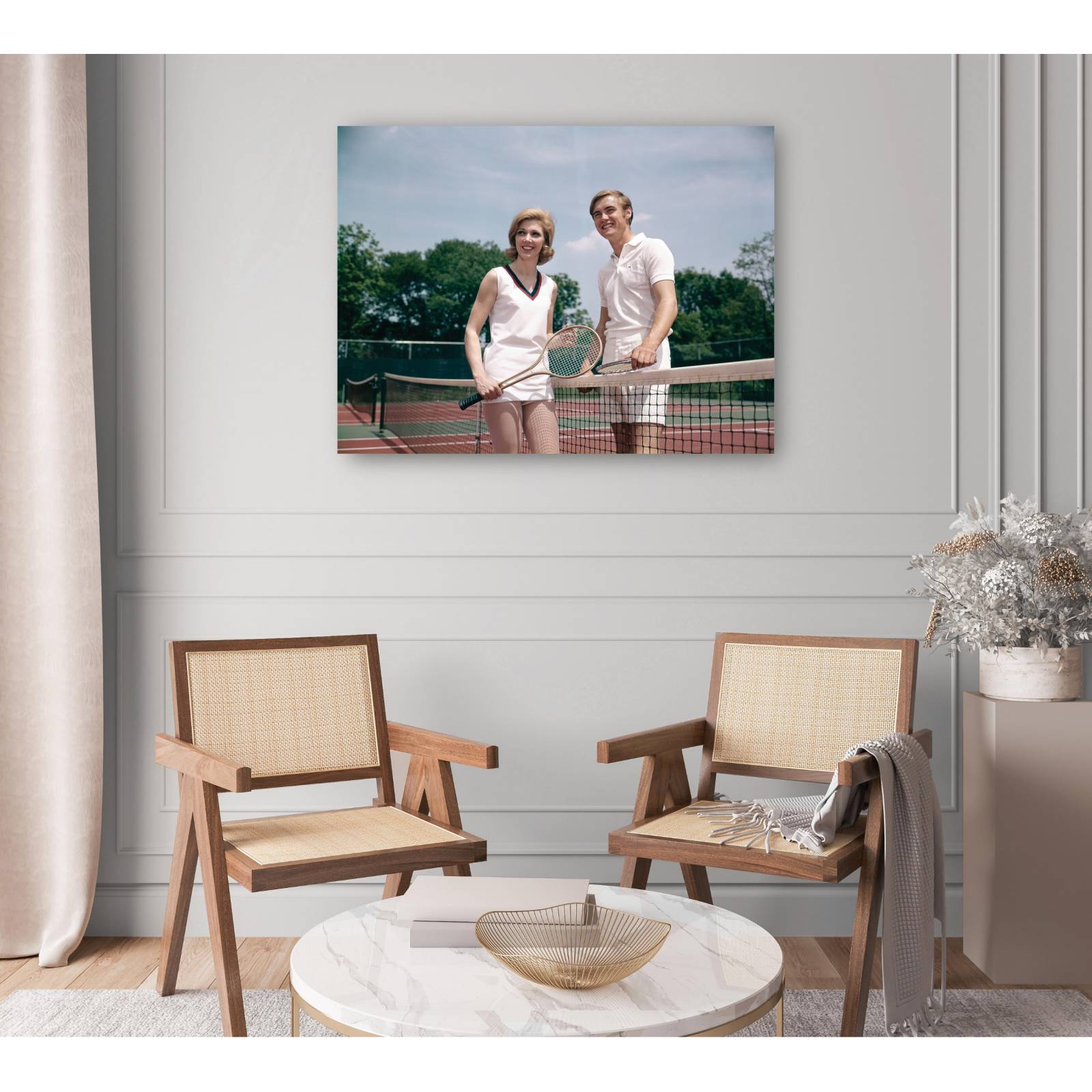 Cuadro Decorativo Buen juego de tenis