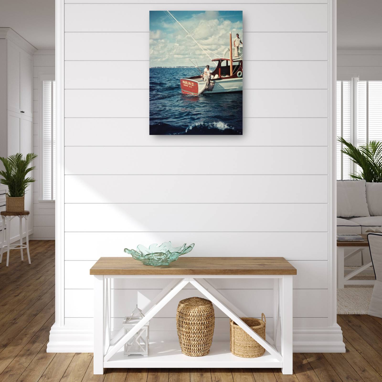 Cuadro Decorativo Barco de pesca en alta mar