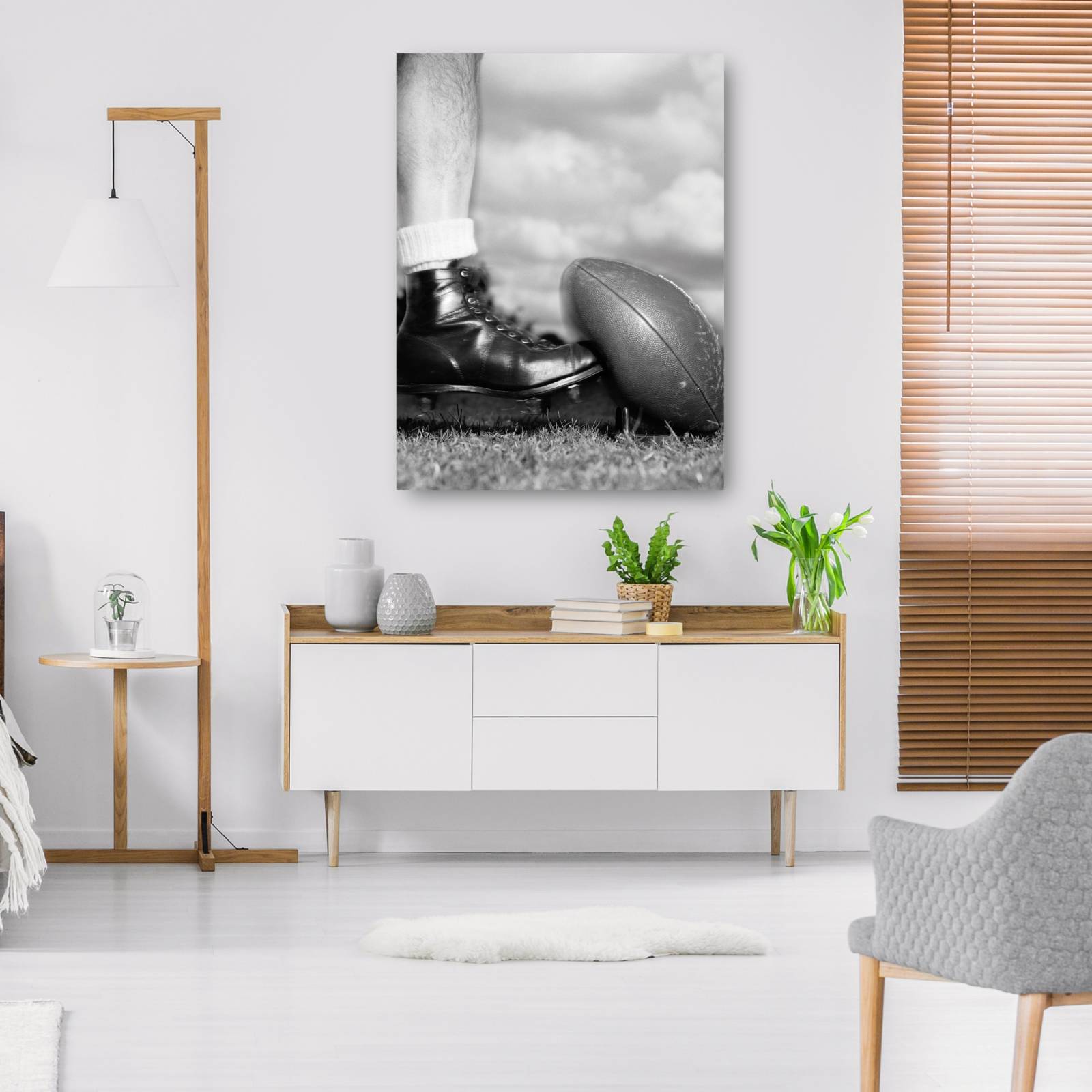 Cuadro Decorativo Ir a por el saque de gol