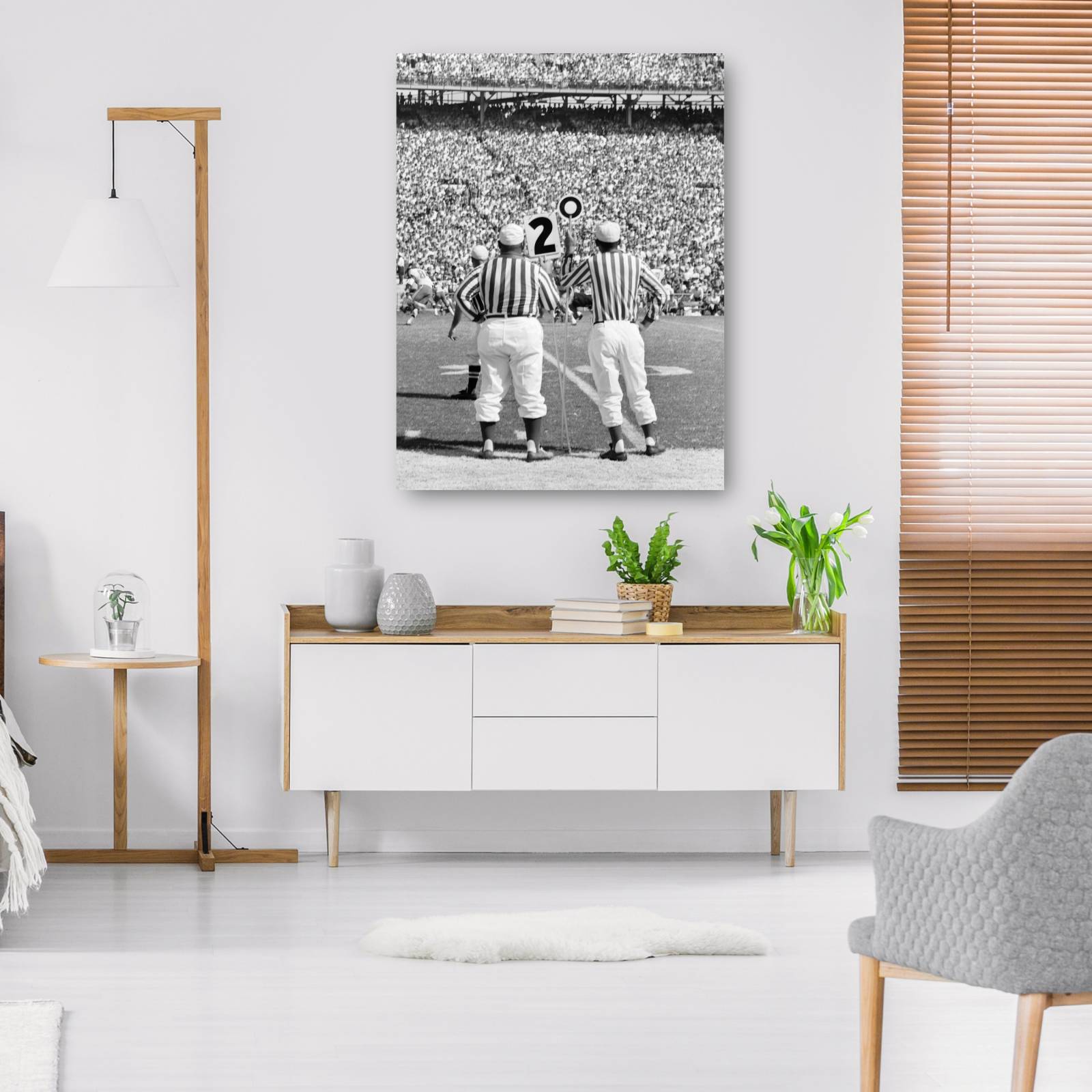 Cuadro Decorativo Dos arbitros de futbol