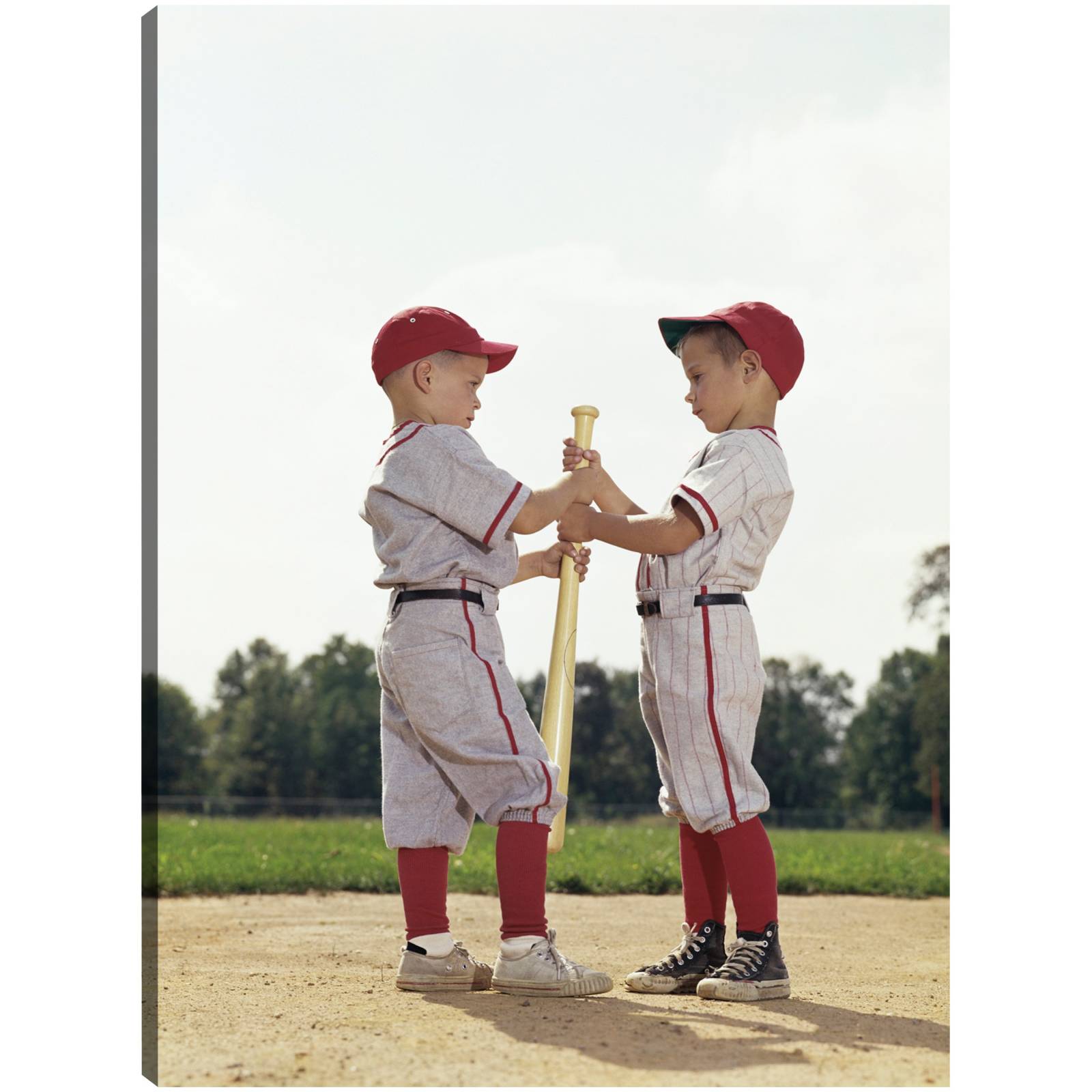 Cuadro Decorativo Retro Beisbol Chicos