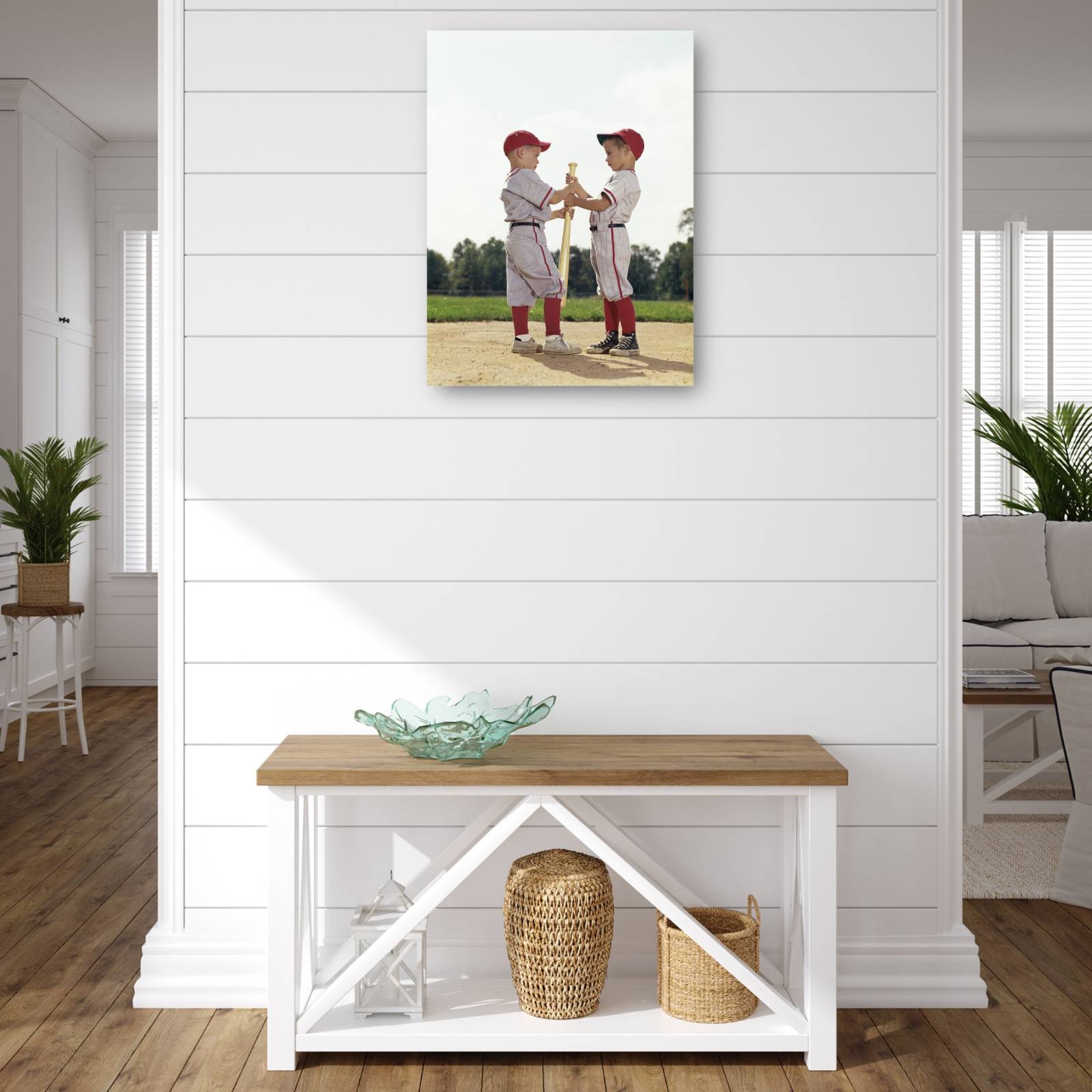 Cuadro Decorativo Retro Beisbol Chicos