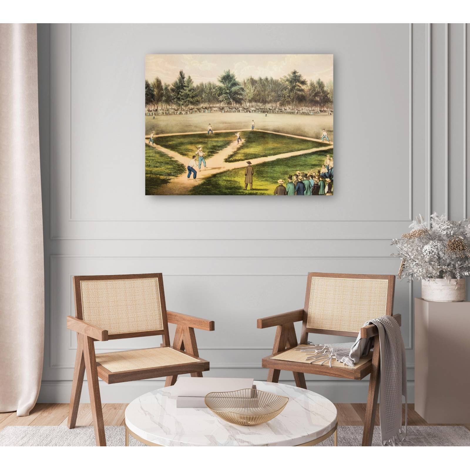 Cuadro Decorativo Juego de beisbol de