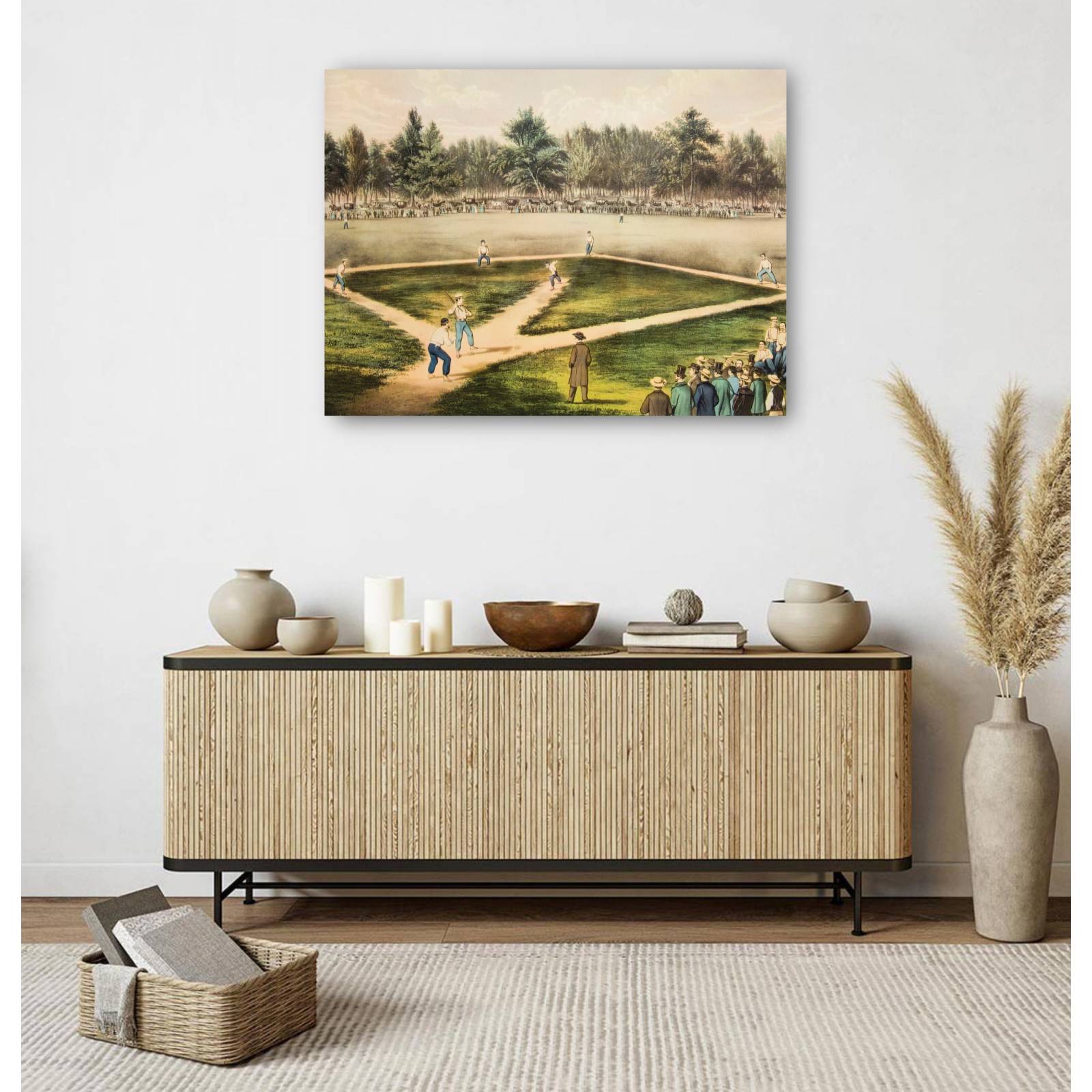 Cuadro Decorativo Juego de beisbol de