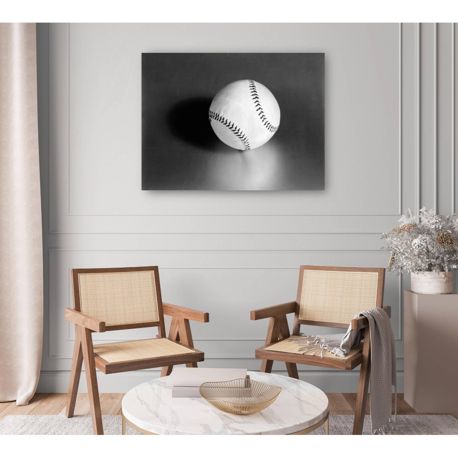 Cuadro Decorativo Beisbol Vintage