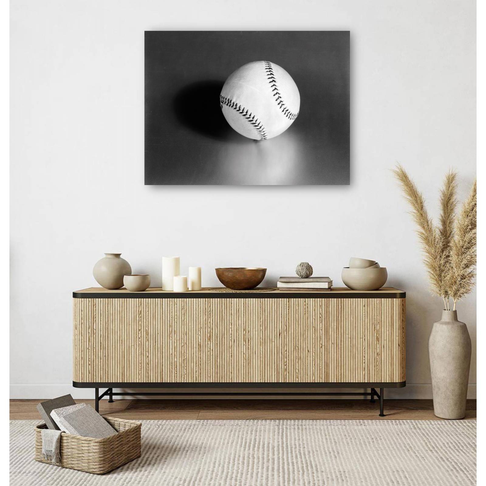 Cuadro Decorativo Beisbol Vintage