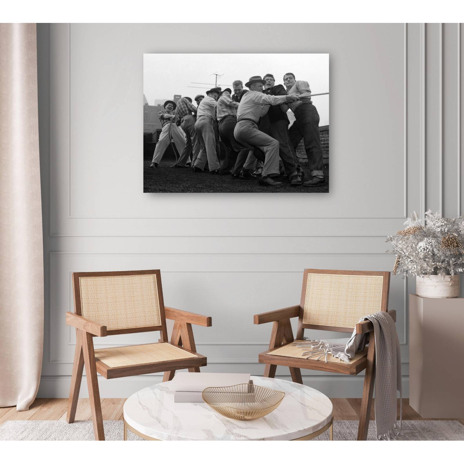 Cuadro Decorativo Tira y afloja Hombres