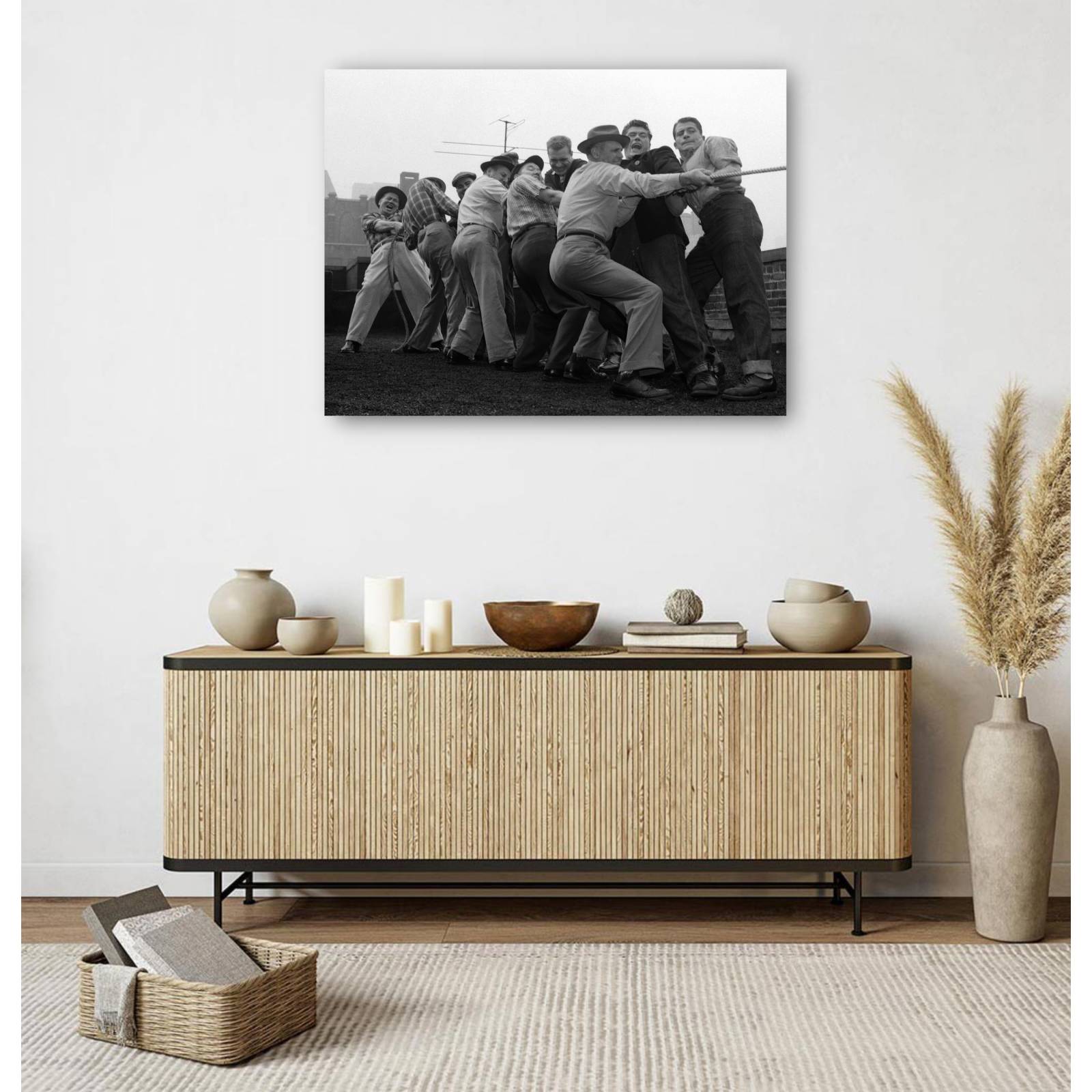 Cuadro Decorativo Tira y afloja Hombres