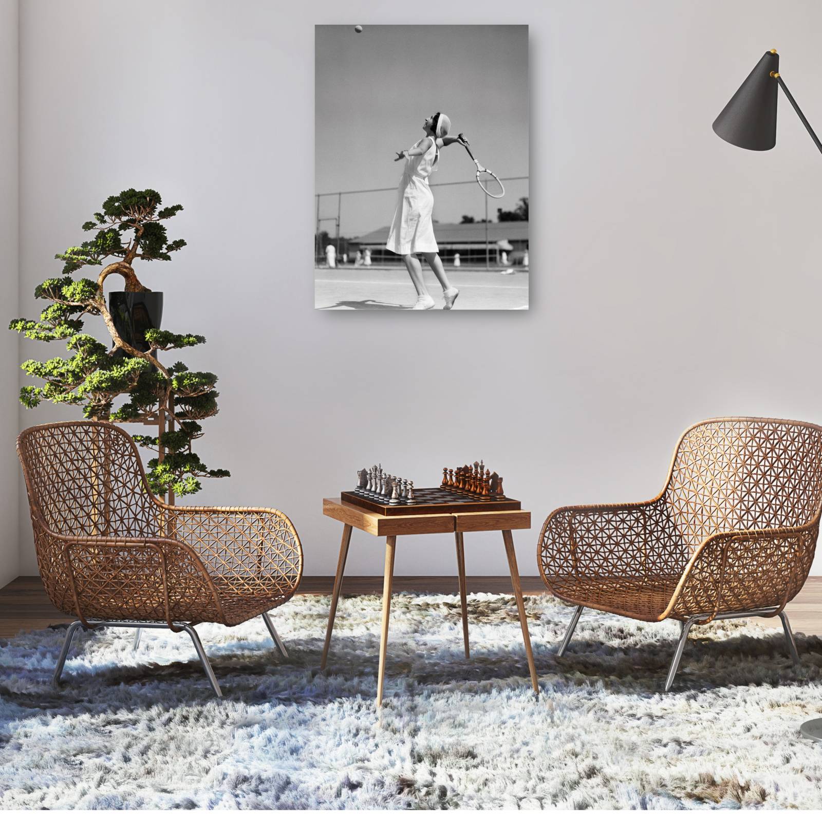 Cuadro Decorativo Ovehead Lob Tenis Chica