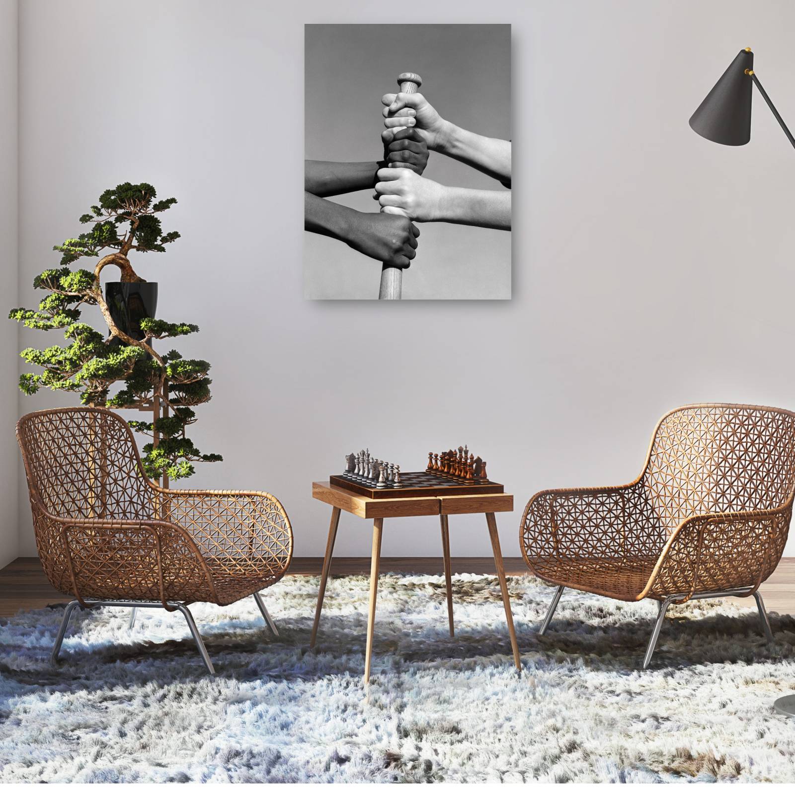 Cuadro Decorativo Elegir lados de beisbol