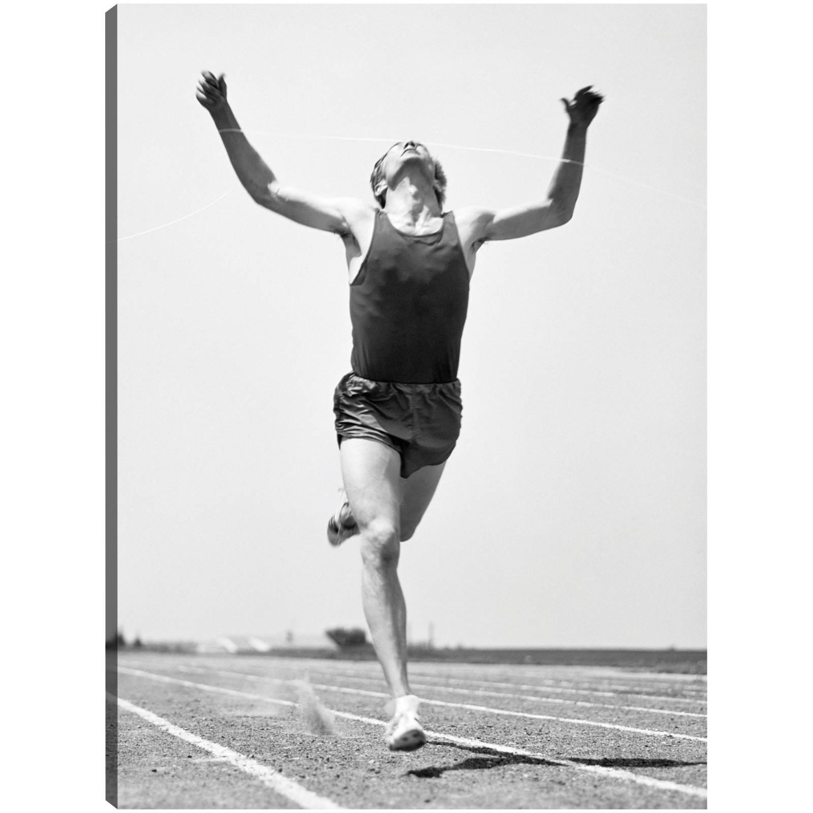 Cuadro Decorativo Retro Running Race Win