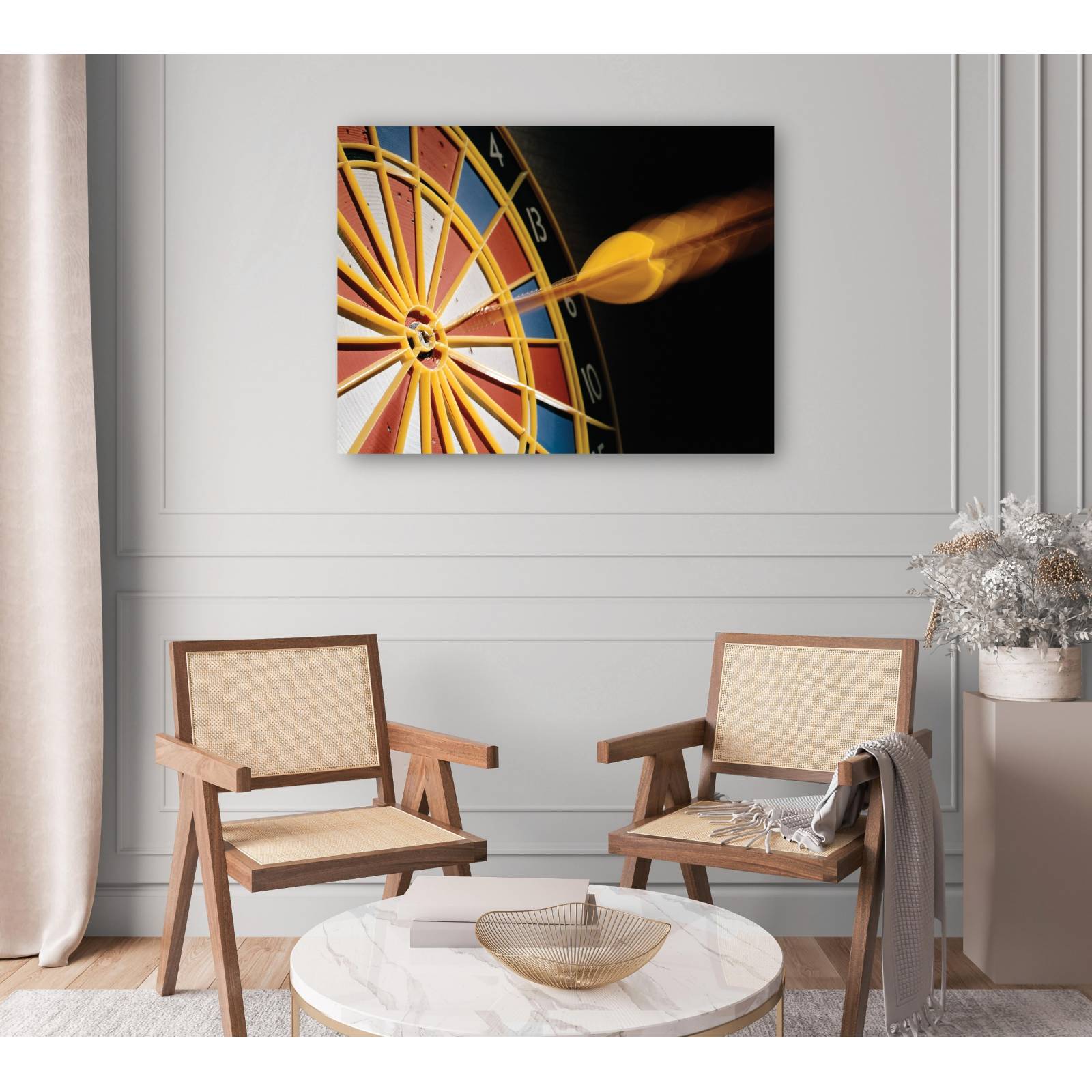 Cuadro Decorativo Apunta a los dardos objetivo