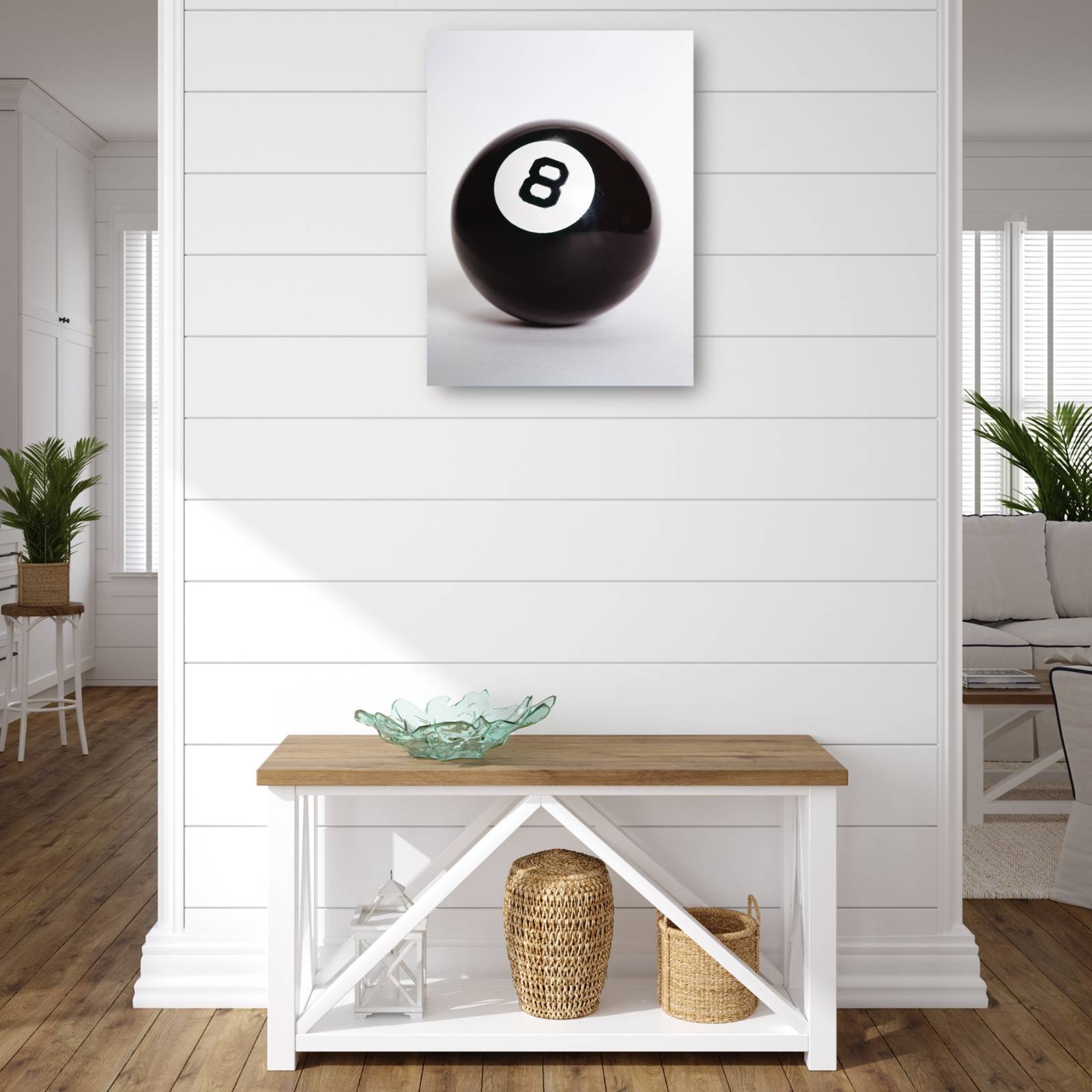 Cuadro Decorativo Piscina Negra Bola