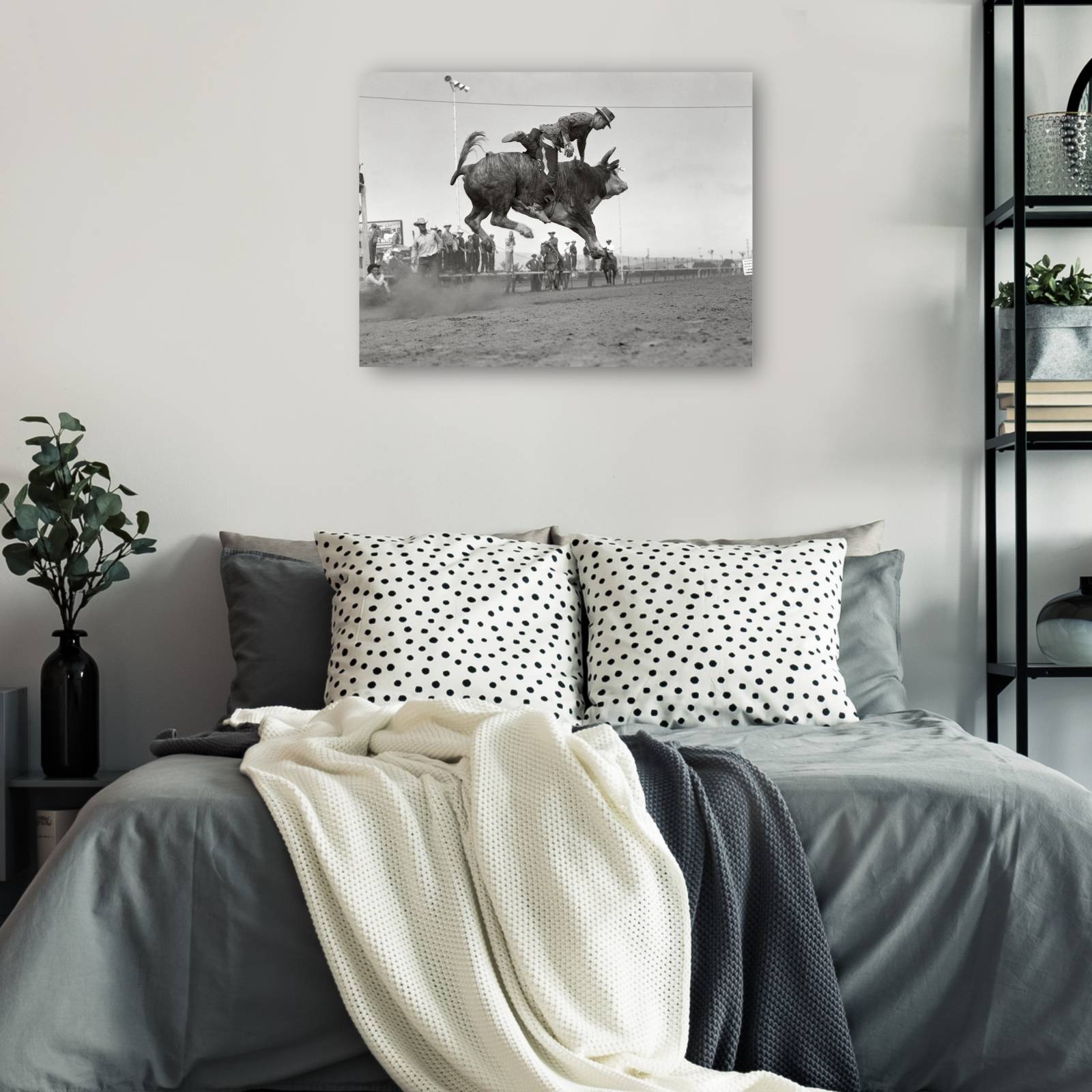 Cuadro Decorativo Payaso de rodeo vintage