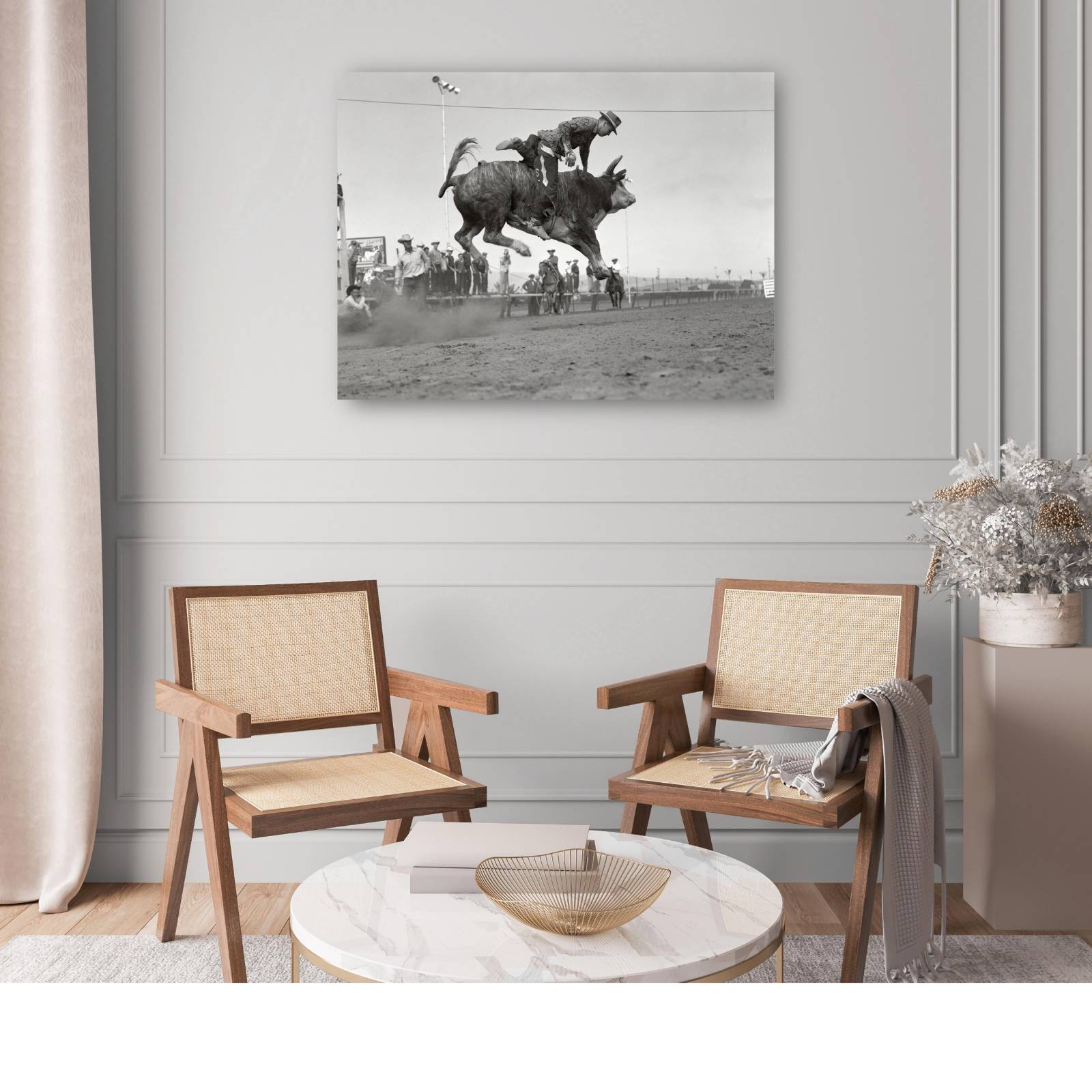 Cuadro Decorativo Payaso de rodeo vintage