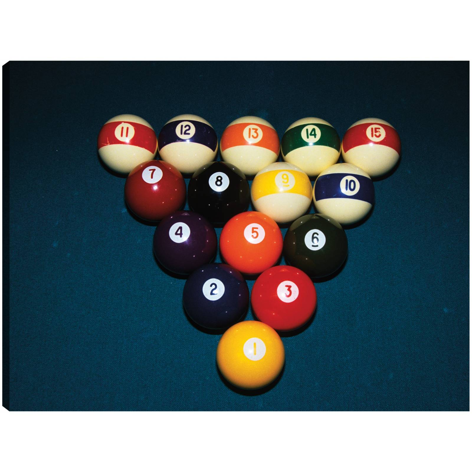 Running Racks Billards Team Cuadro Decorativo Rack 'Em Up Billards