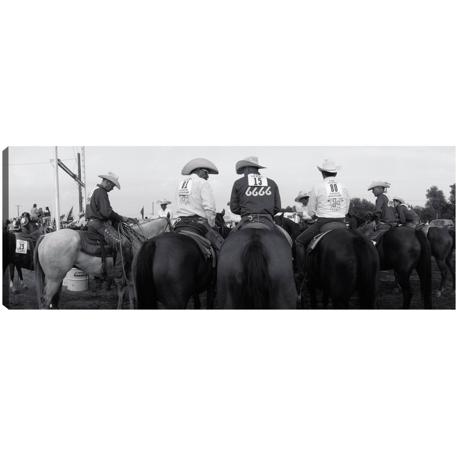 Cuadro Decorativo Vaqueros de Rodeo de Texas