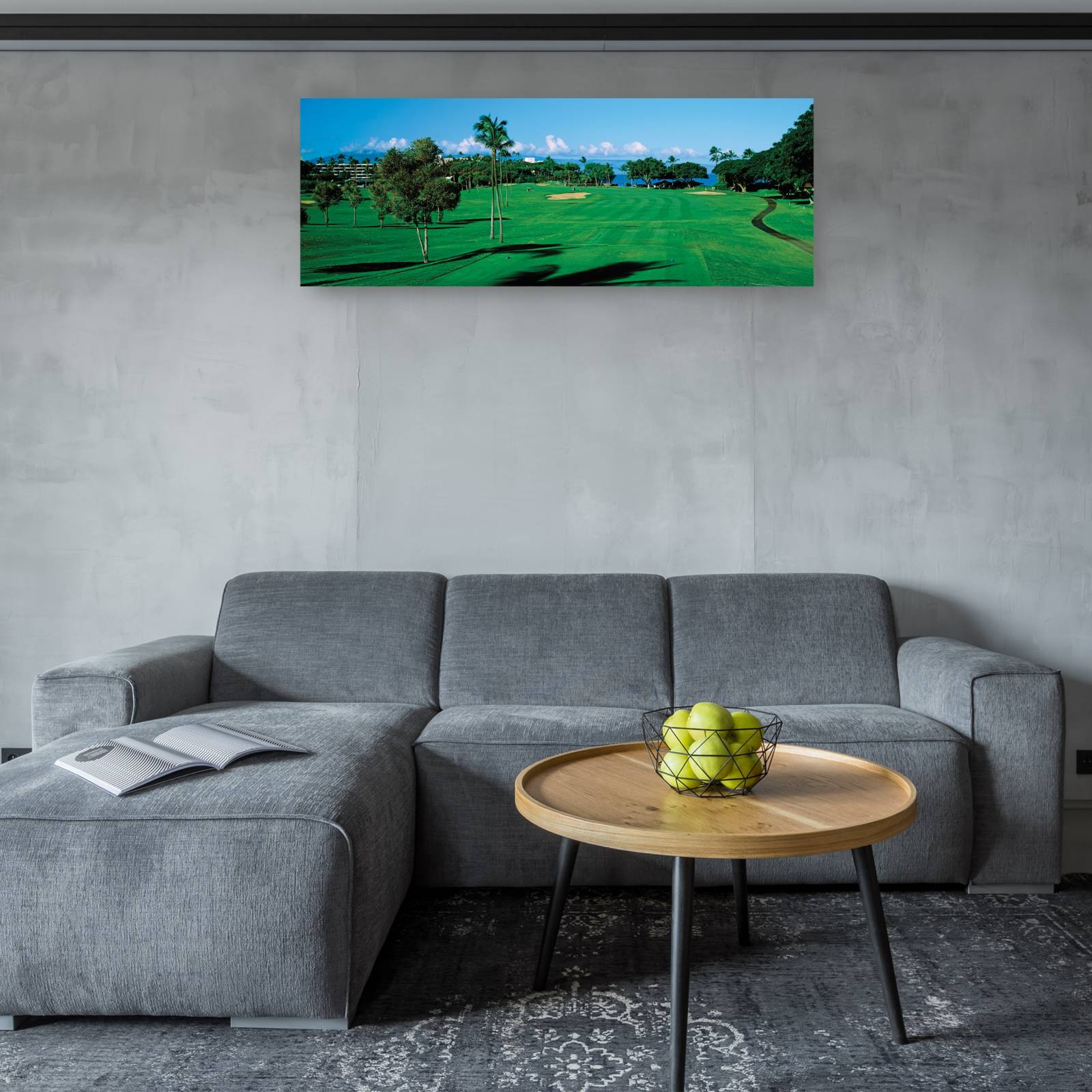 Cuadro Decorativo Campo de Golf Tropical Maui