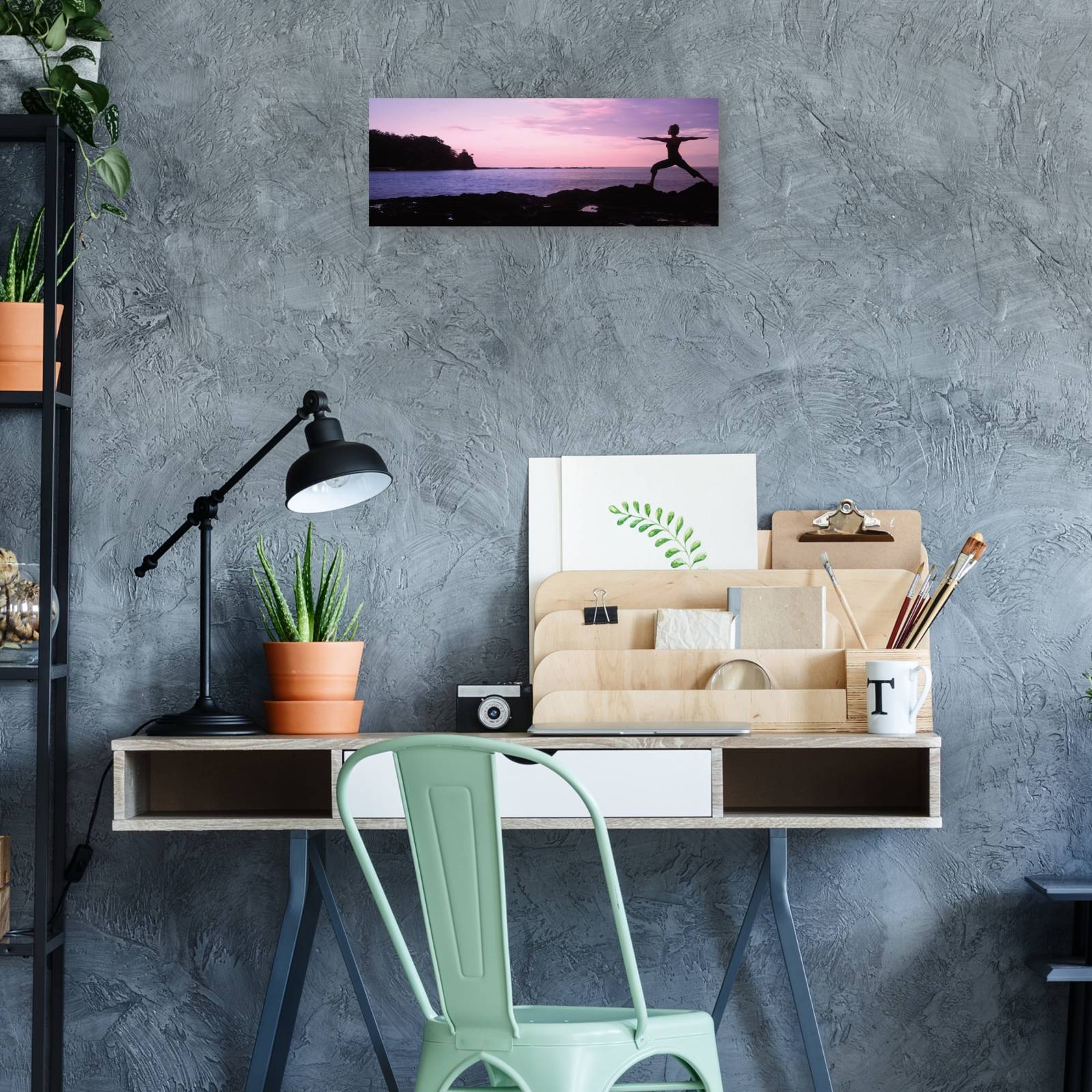 Cuadro Decorativo Atardecer costero costarricense